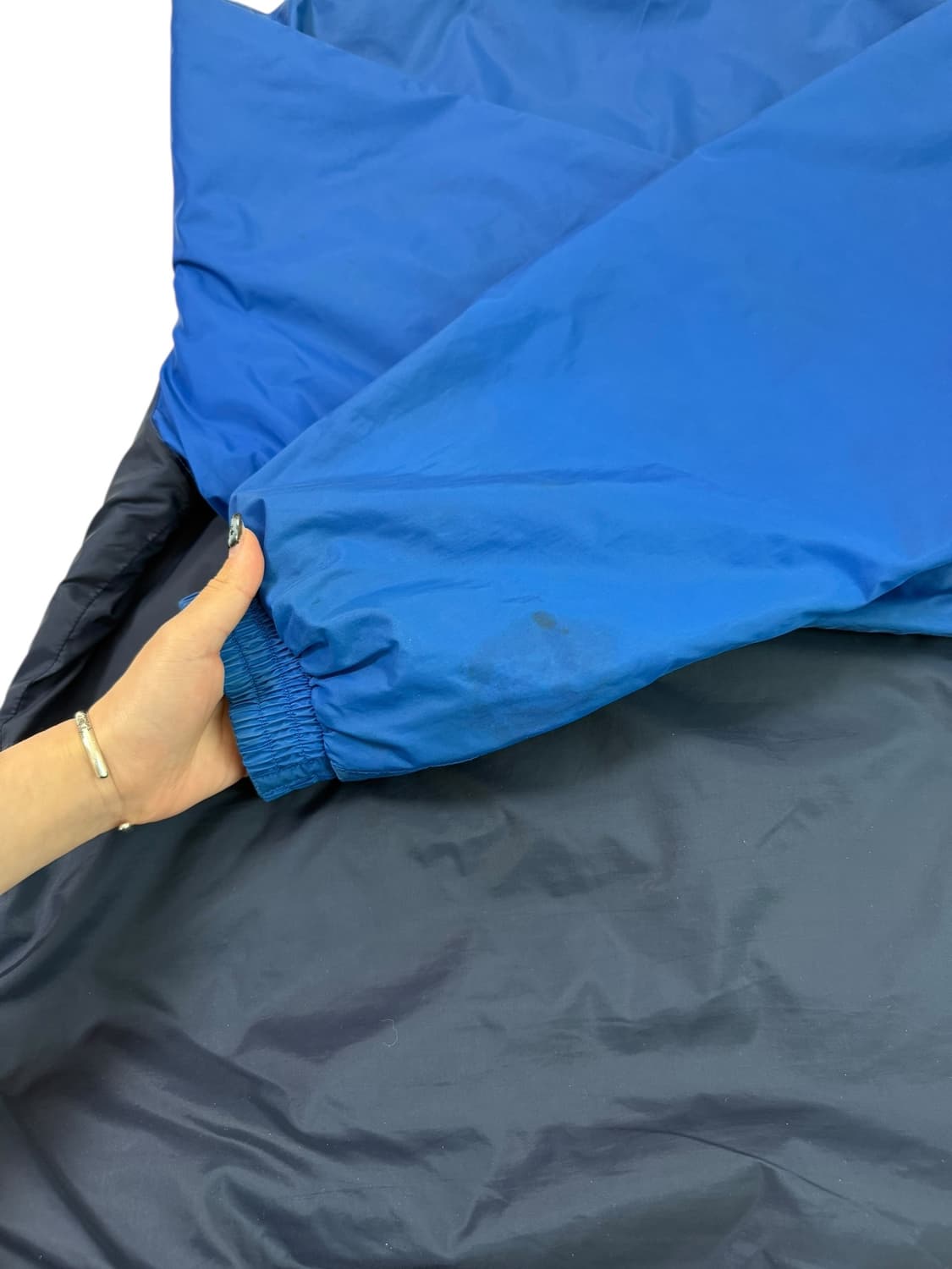 나이키 올드스쿨 블루 누빔 자켓 상품이미지9