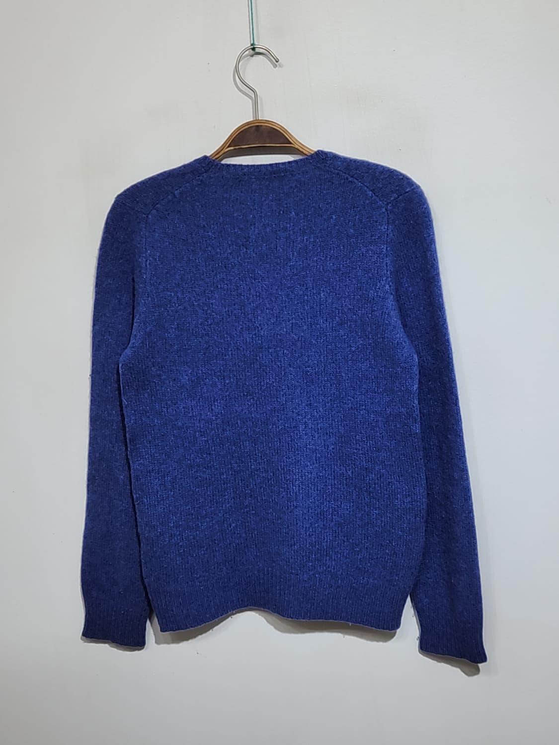 (S) 랄프로렌 폴로 니트 진하늘색 울스웨터 라운드  상품이미지6