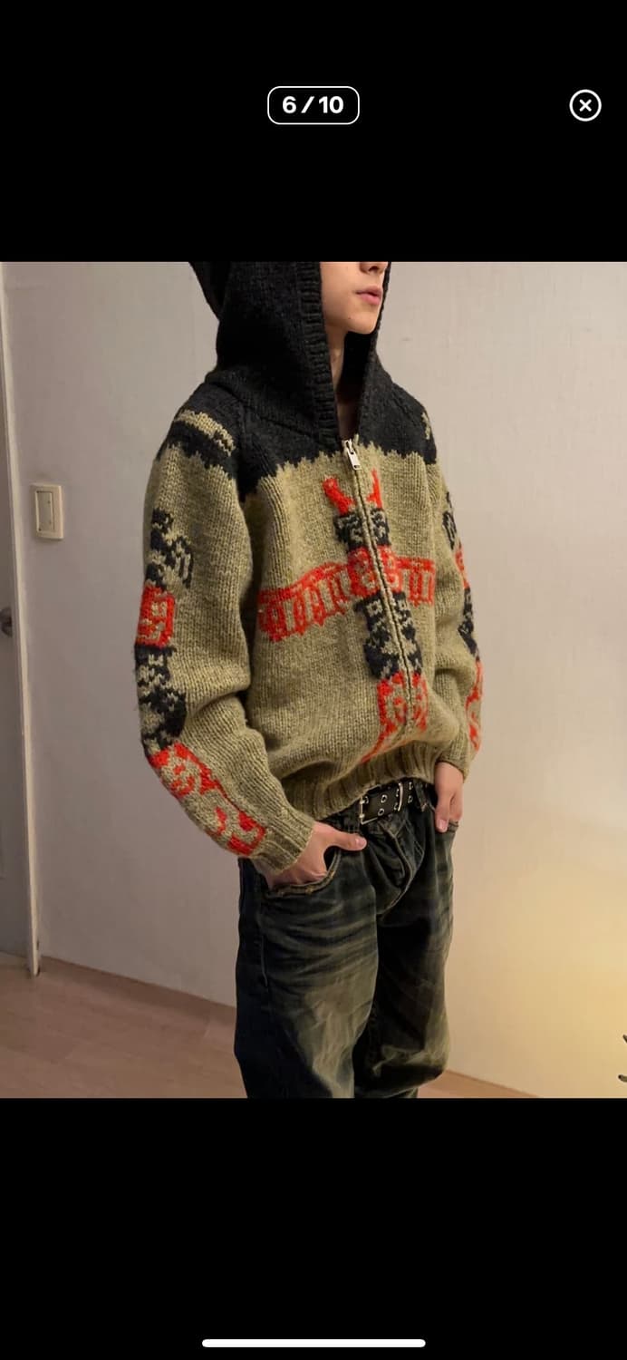 RNA 울 코위찬 니트 집업 상품이미지3