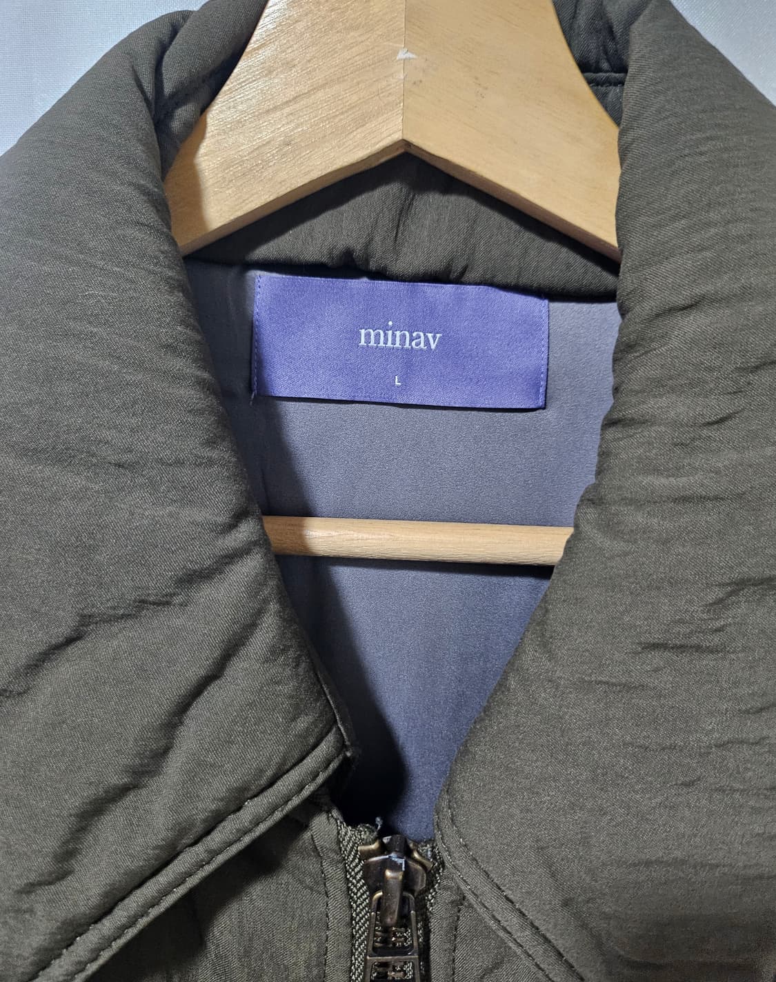 minav 카라 항공점퍼 L 상품이미지3