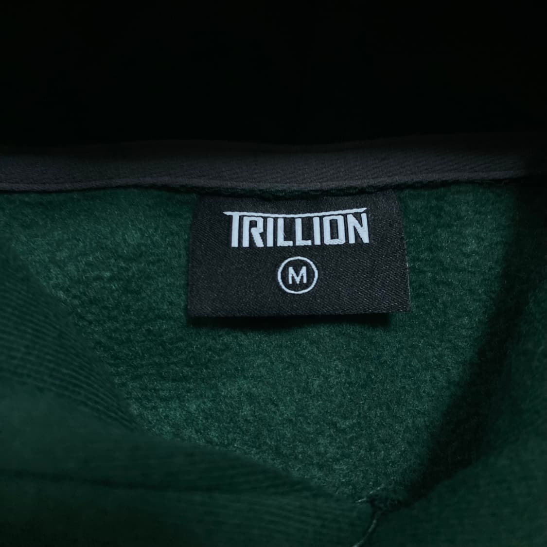 트릴리온 빅로고 그린 후드티 상품이미지3