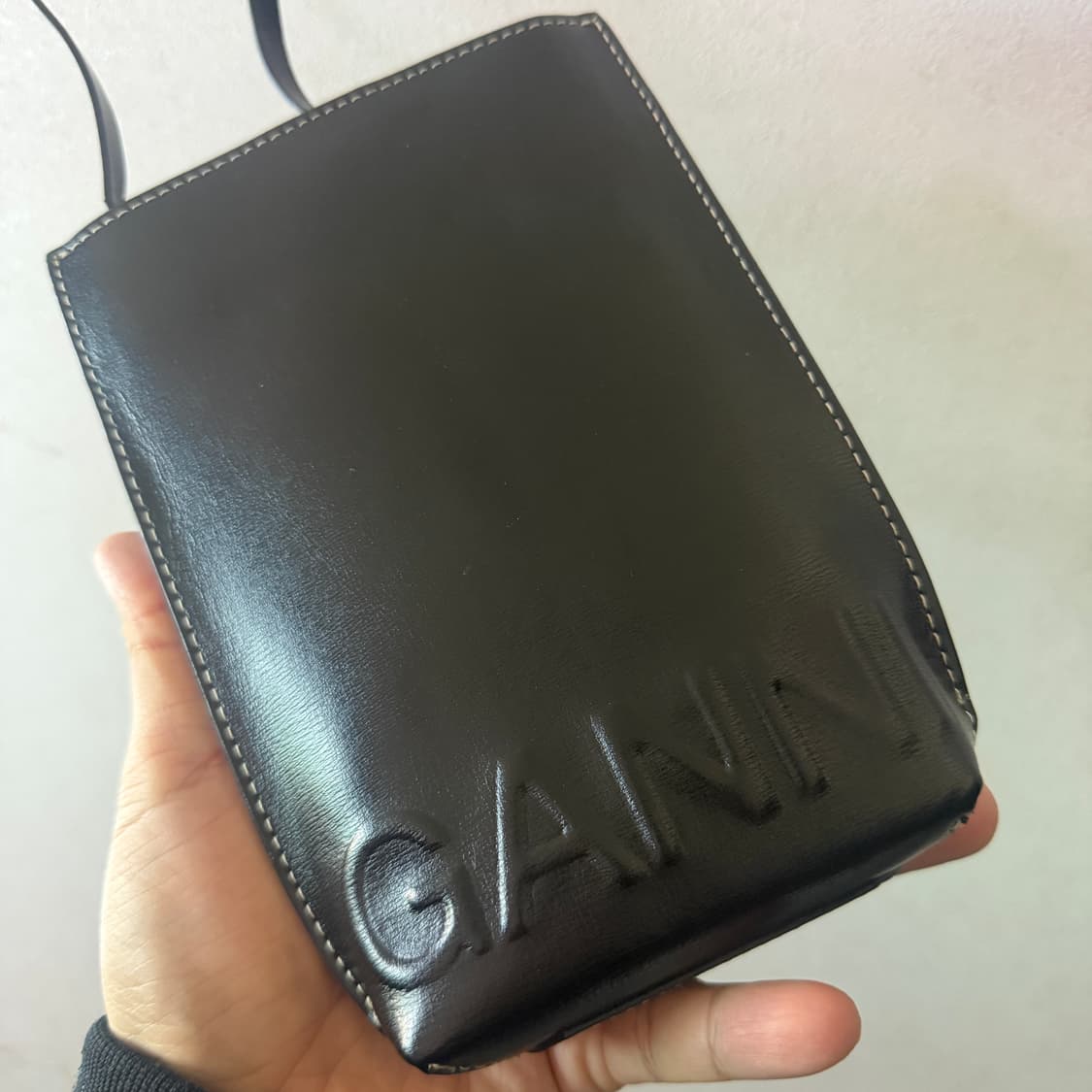 가니 미니 크로스백 블랙 상품이미지3