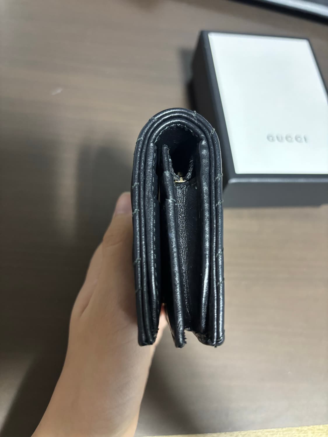 구찌 마몬트 마틀라세 반지갑 블랙 상품이미지6