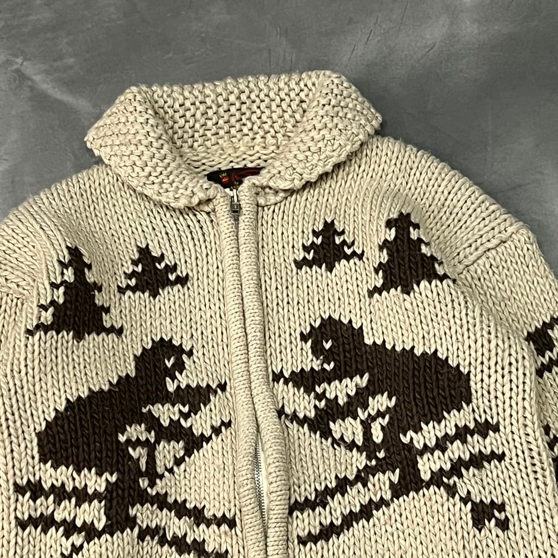  코위찬 니트 집업 y14450 상품이미지3