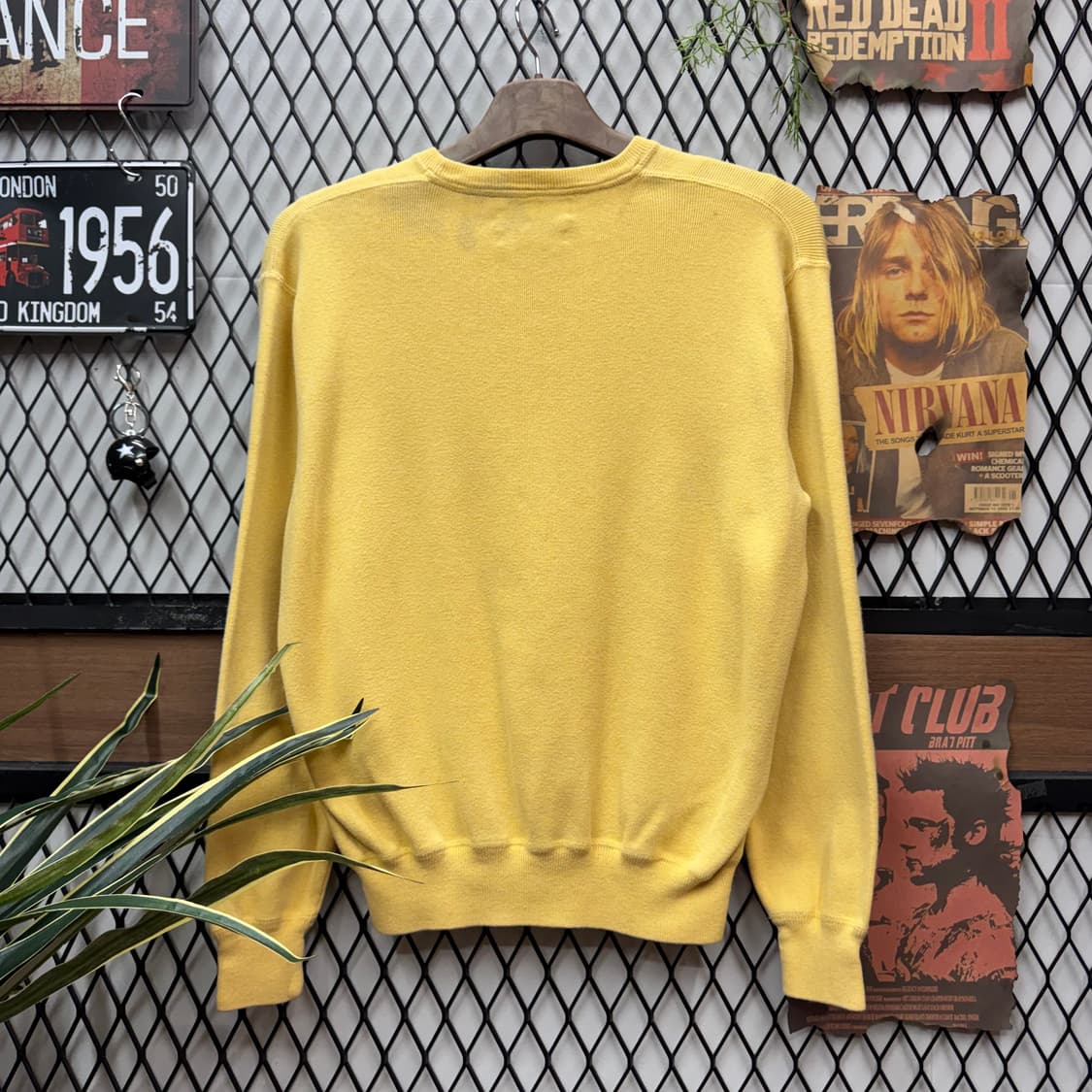 폴로 랄프로렌 니트 스웻셔츠 블랙 포니 포인트 옐로우 상품이미지2