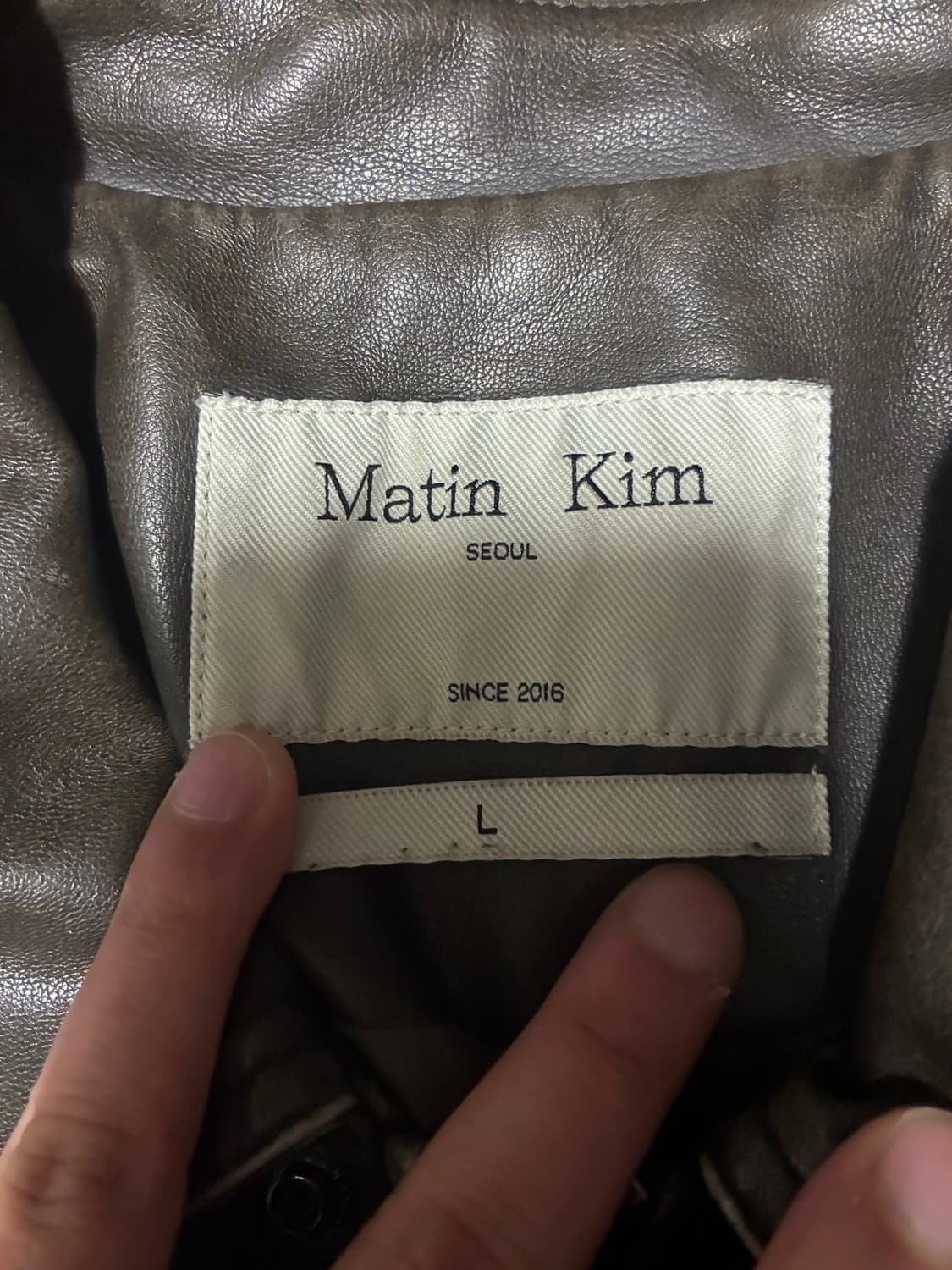 마뗑킴 백프린트 자켓 L 상품이미지3