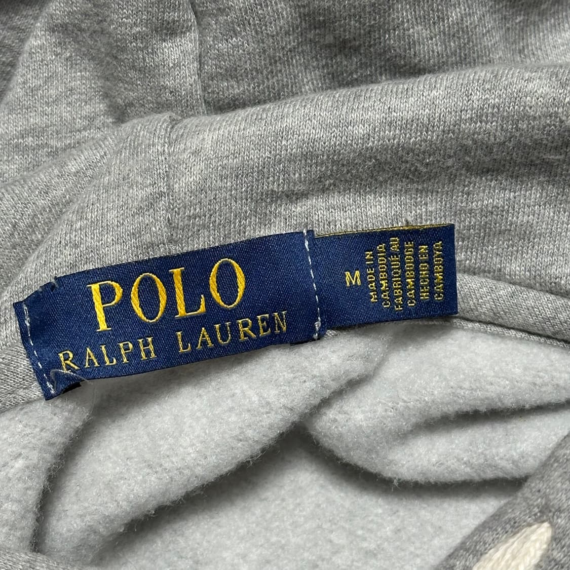 M 폴로 랄프로렌 그레이 후드티 상품이미지4