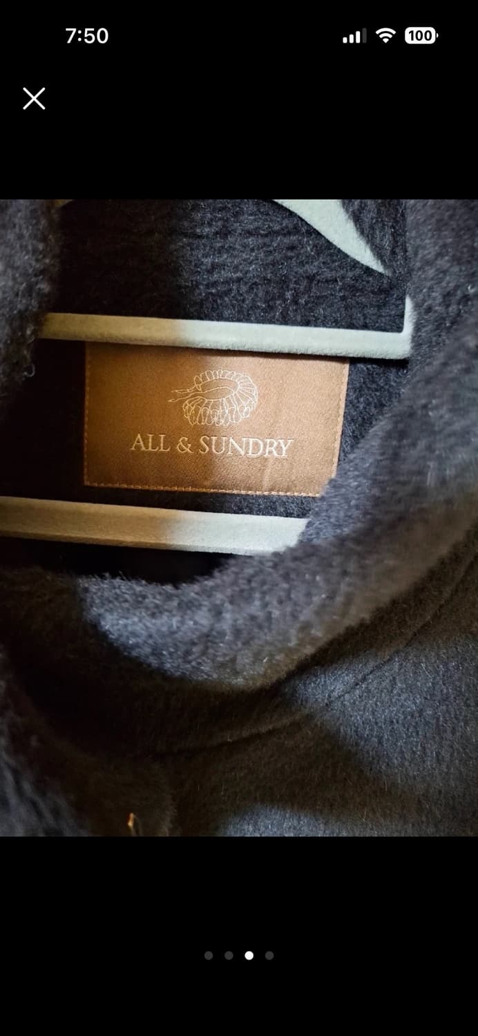 올앤서드리 라마 반코트 상품이미지3