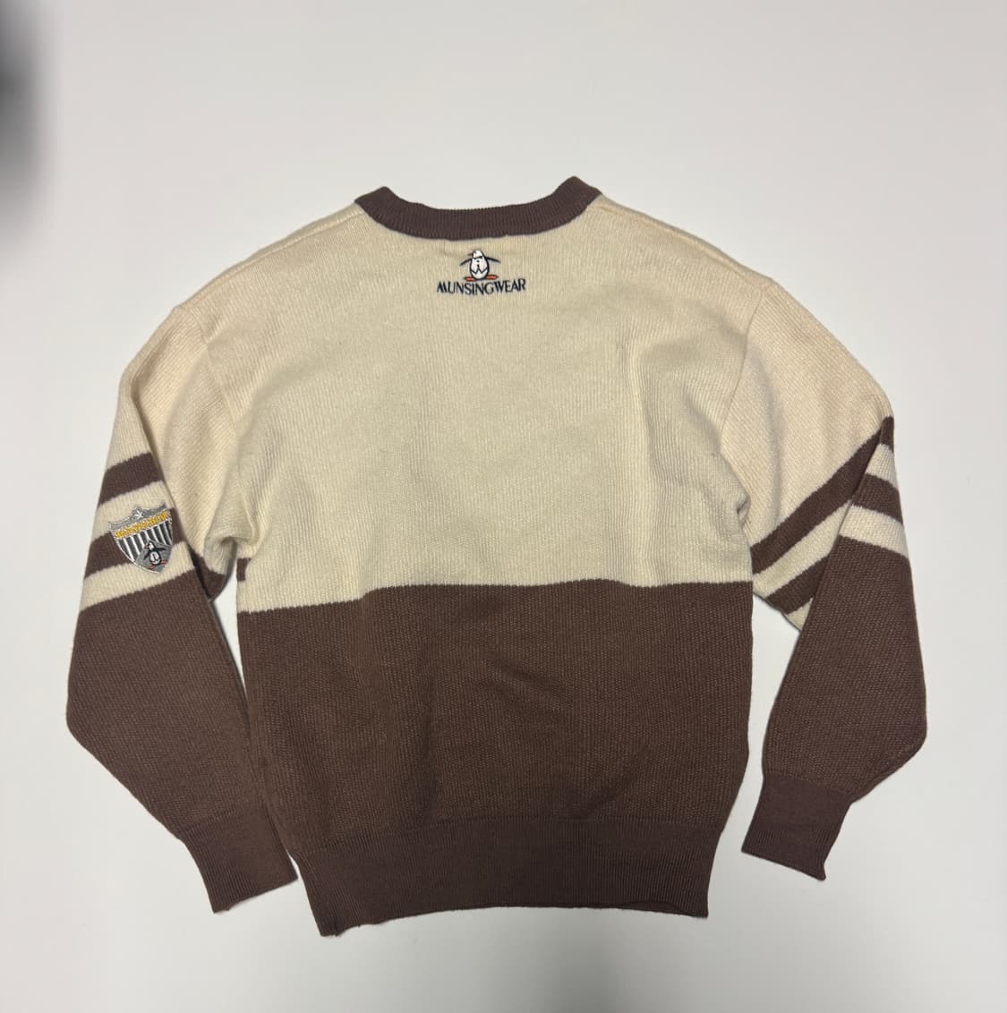 여성 일본 먼싱웨어 골프 스웨터 니트 M + 안감 상품이미지2