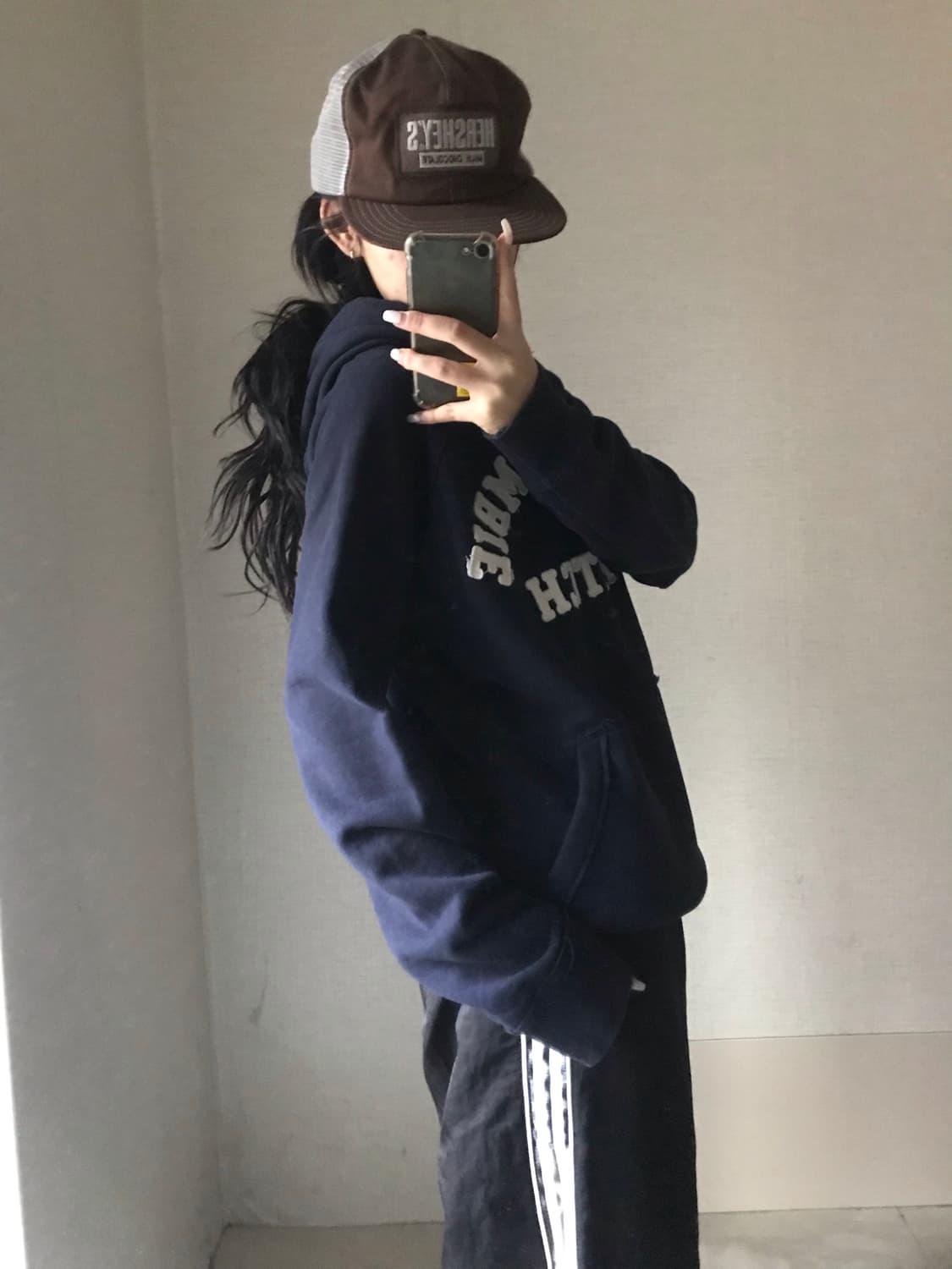 아베크롬비 네이비 후드티 상품이미지3