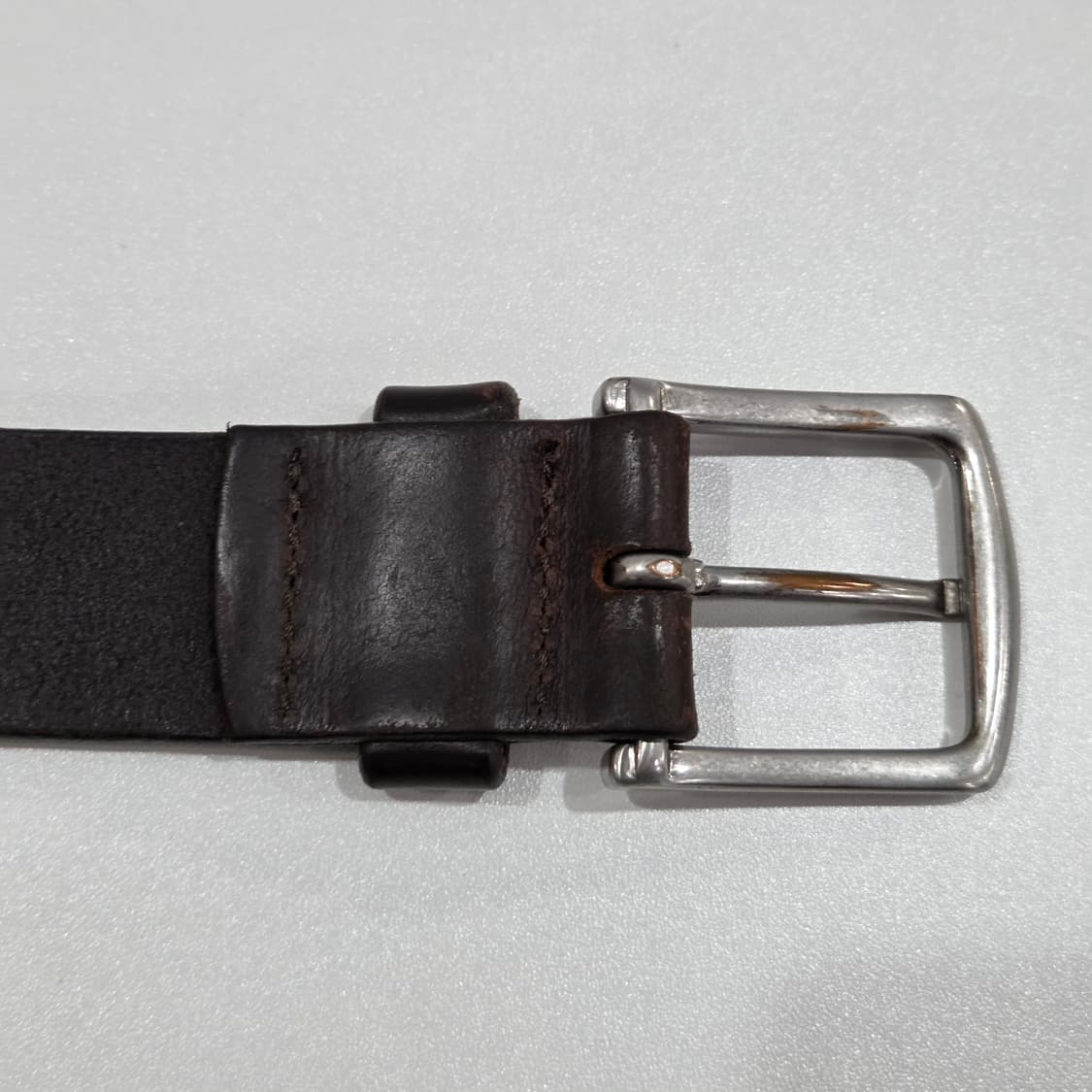 갭 레더 벨트 브라운 S 상품이미지3