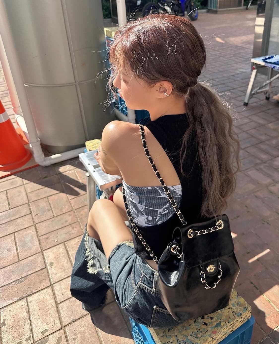 illio LAYERED CROPTOP 일리오 레이어드 크롭탑 상품이미지7