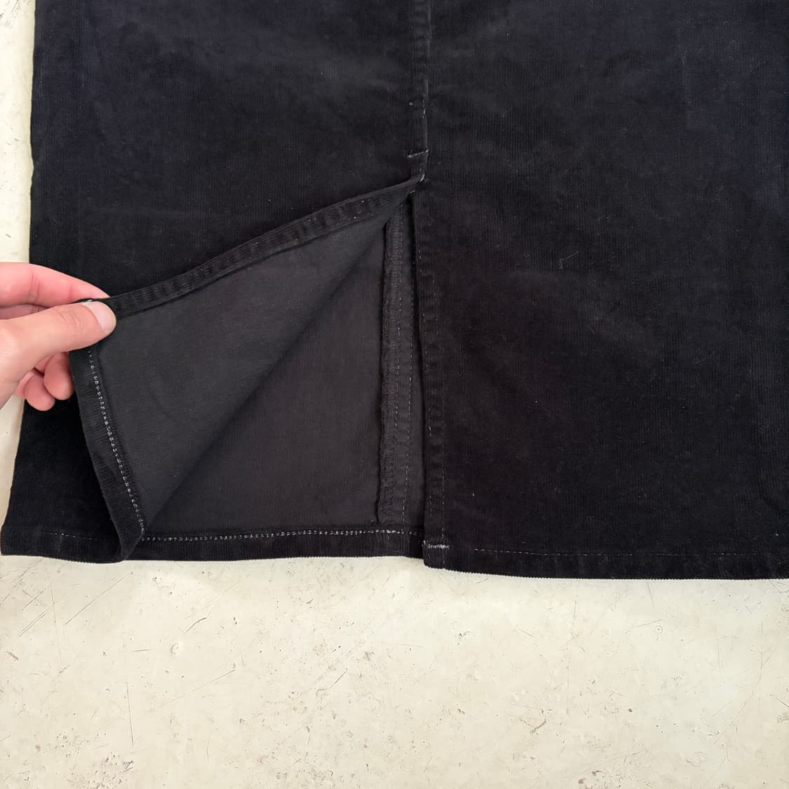 LEE 리 빈티지 코듀로이 미디 스커트 S 상품이미지9