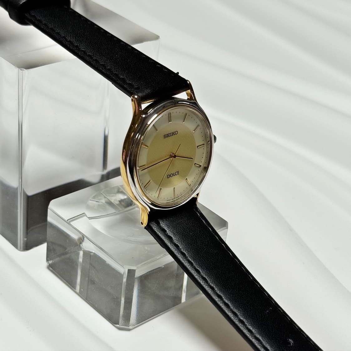 80's90's 세이코 빈티지  돌체 콤비 텍스처 다이얼 워치 상품이미지3
