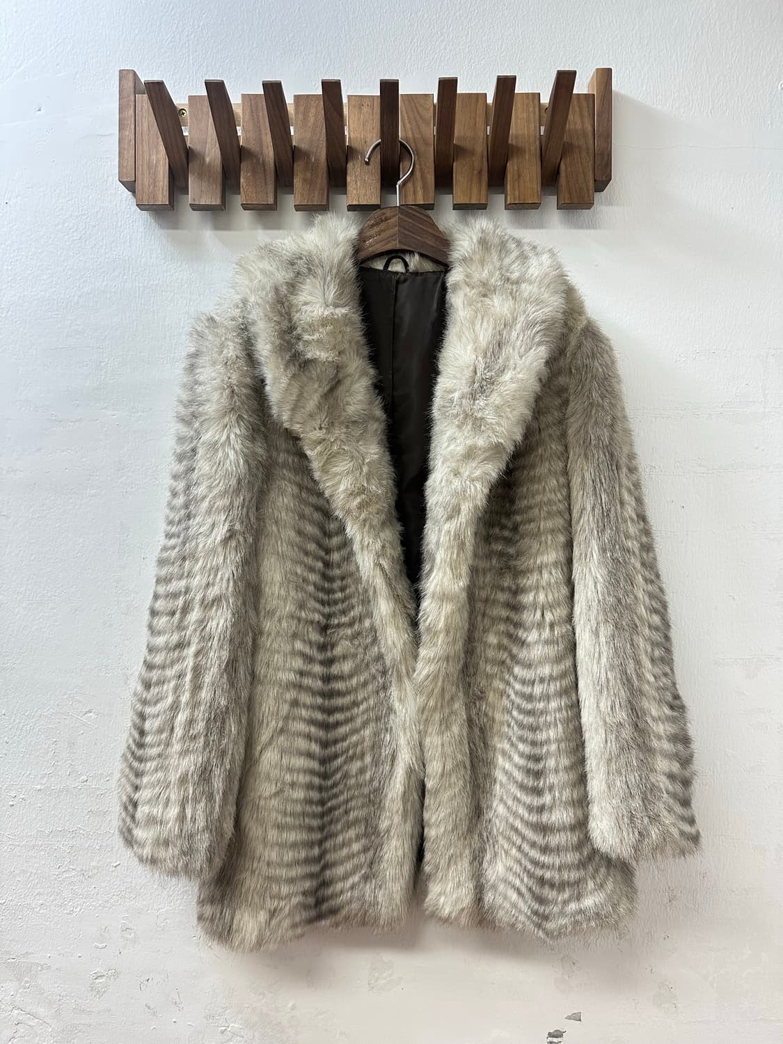 일본빈티지 SEVET 퍼 코트 (Fake Fur) 상품이미지1