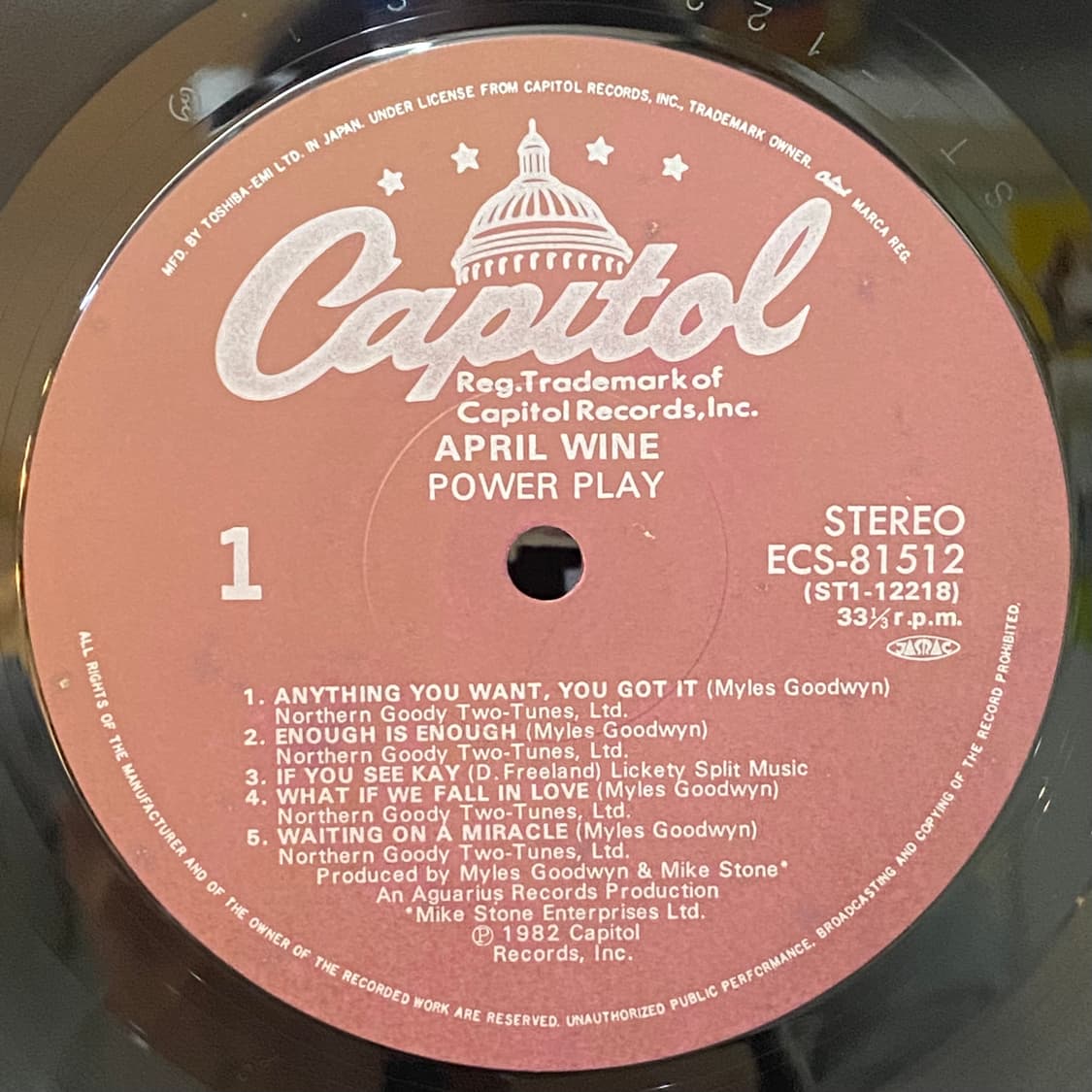 (LP-초민트시리즈) April Wine - Power Play 상품이미지4