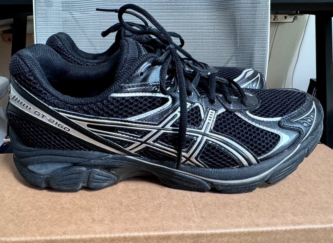 아식스 GT-2160 블랙 퓨어 실버 새상품급 상품이미지2