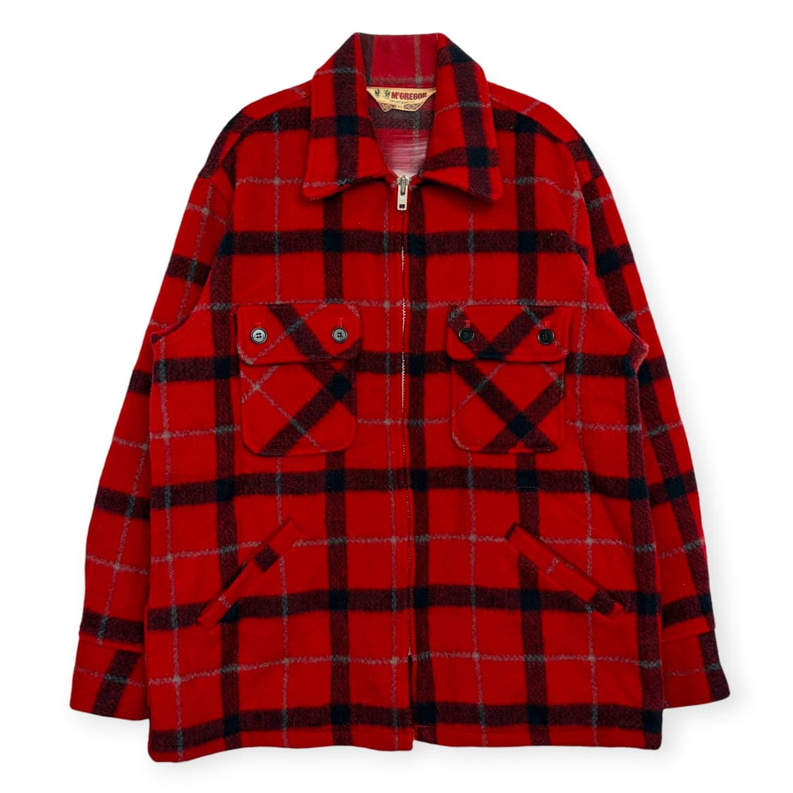 맥그리거 버팔로 플레이드 울 자켓 상품이미지1