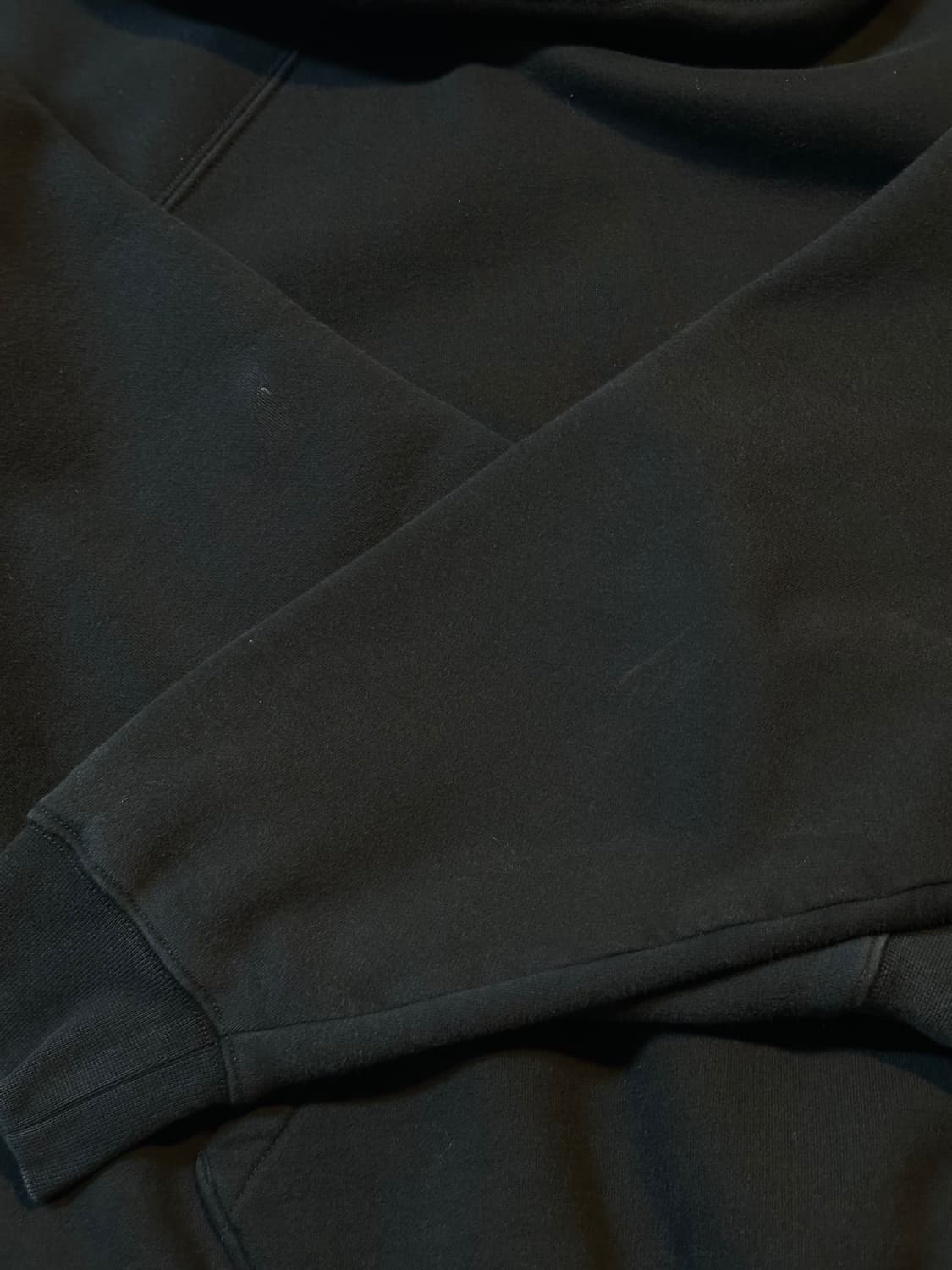 피어오브갓 에센셜 백로고 후드티 블랙 상품이미지5