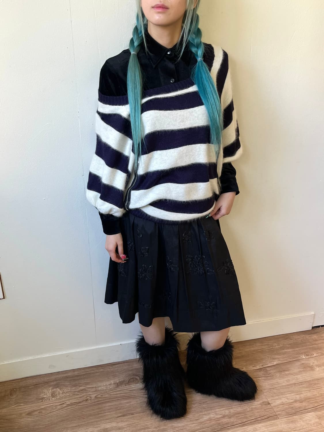 MISCH MASCH 앙고라 벌룬 스웨터 상품이미지7