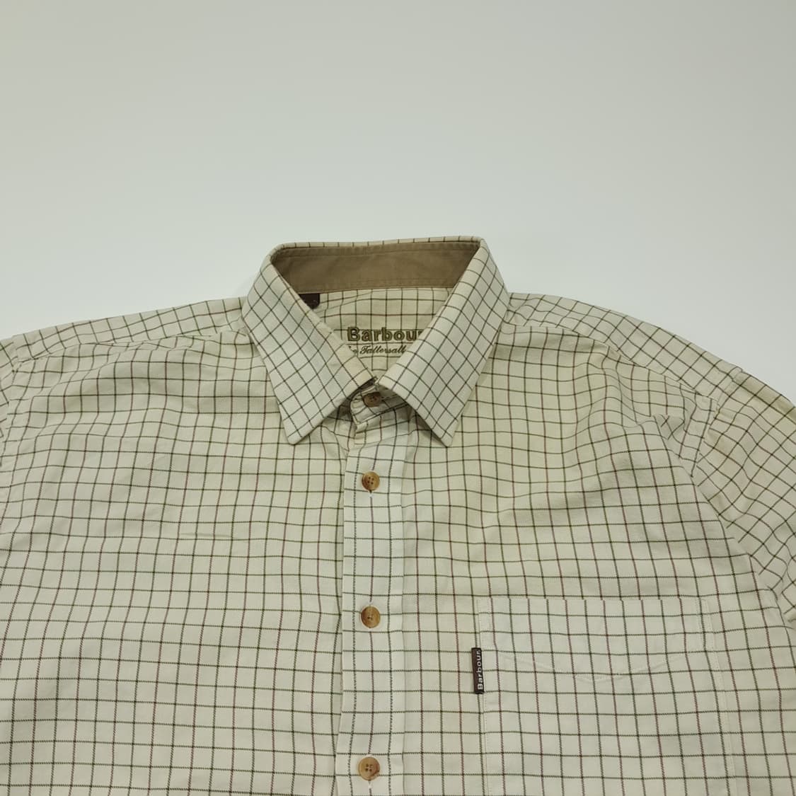 CK012 L 바버 00s 클래식 스몰체크 셔츠 남방 상품이미지2