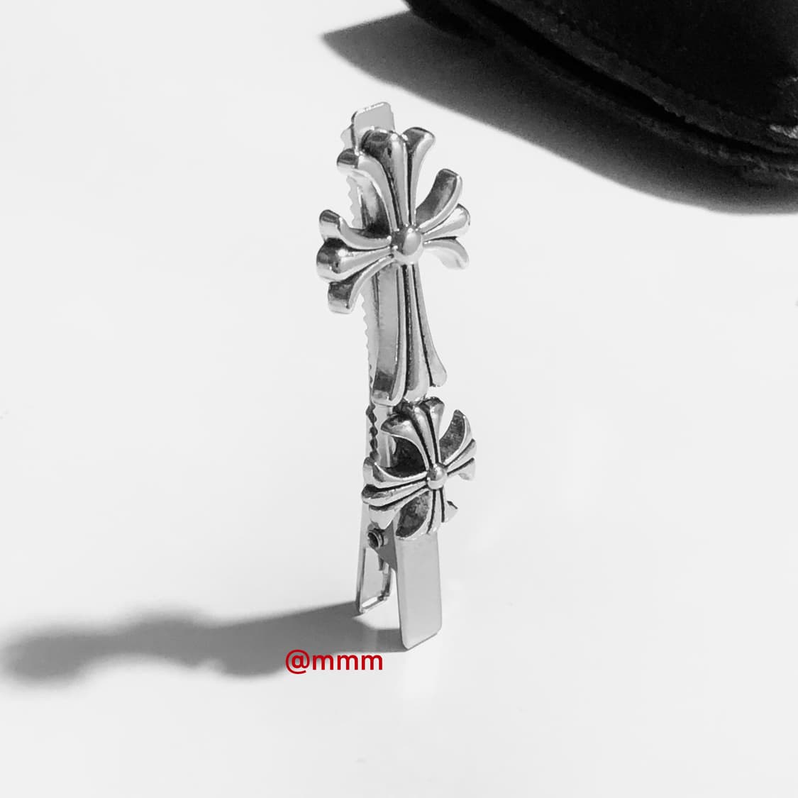 (Unisex) 크로스 장식 브로치 상품이미지4