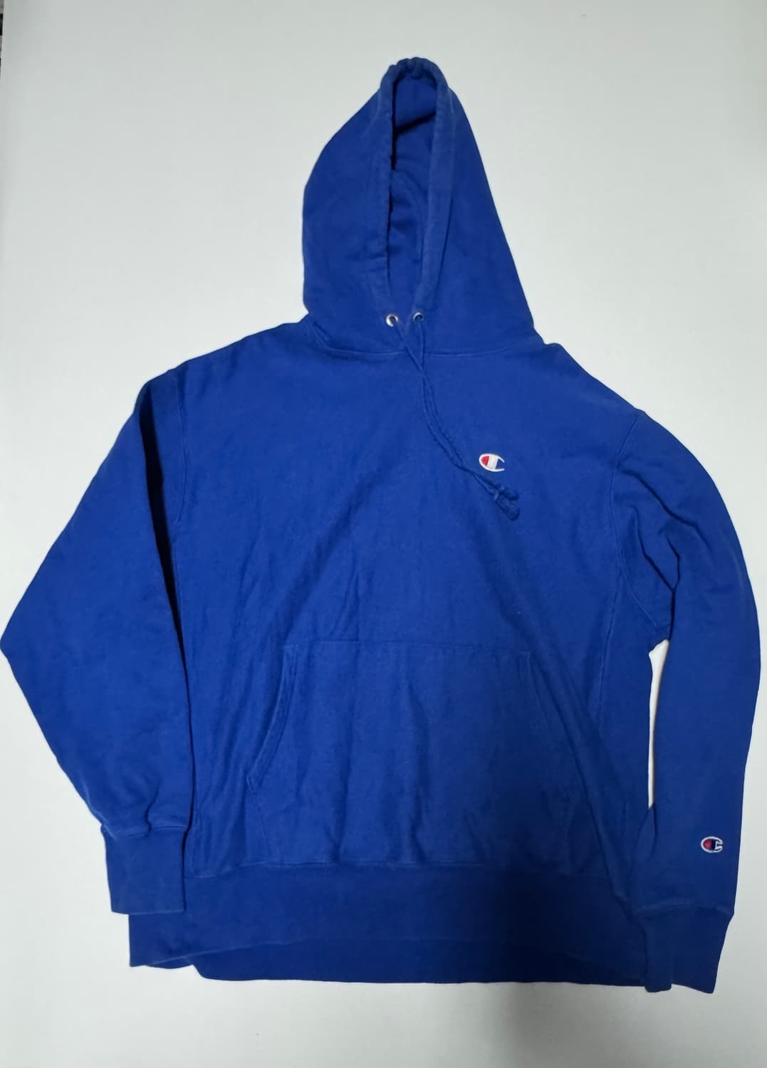 챔피온 리버스위브 스웻 기모 후드티 2XL~XL 블루 상품이미지1