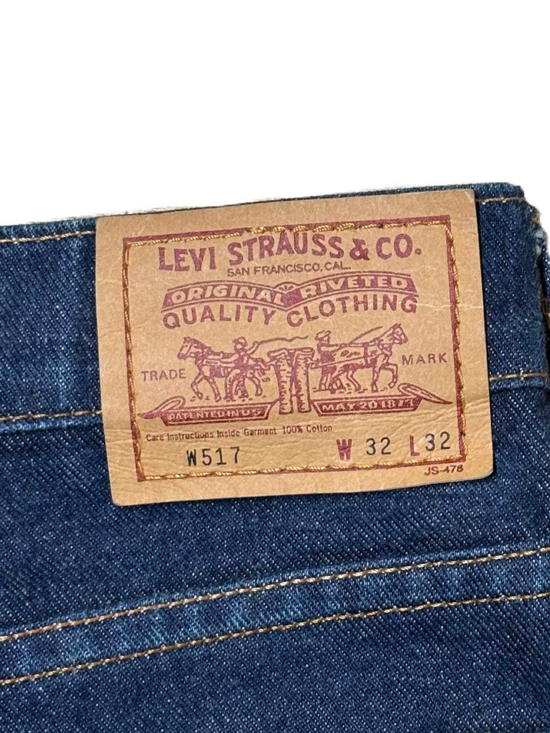 90’s Levi’s 517 JAPAN Denim Pants  상품이미지5