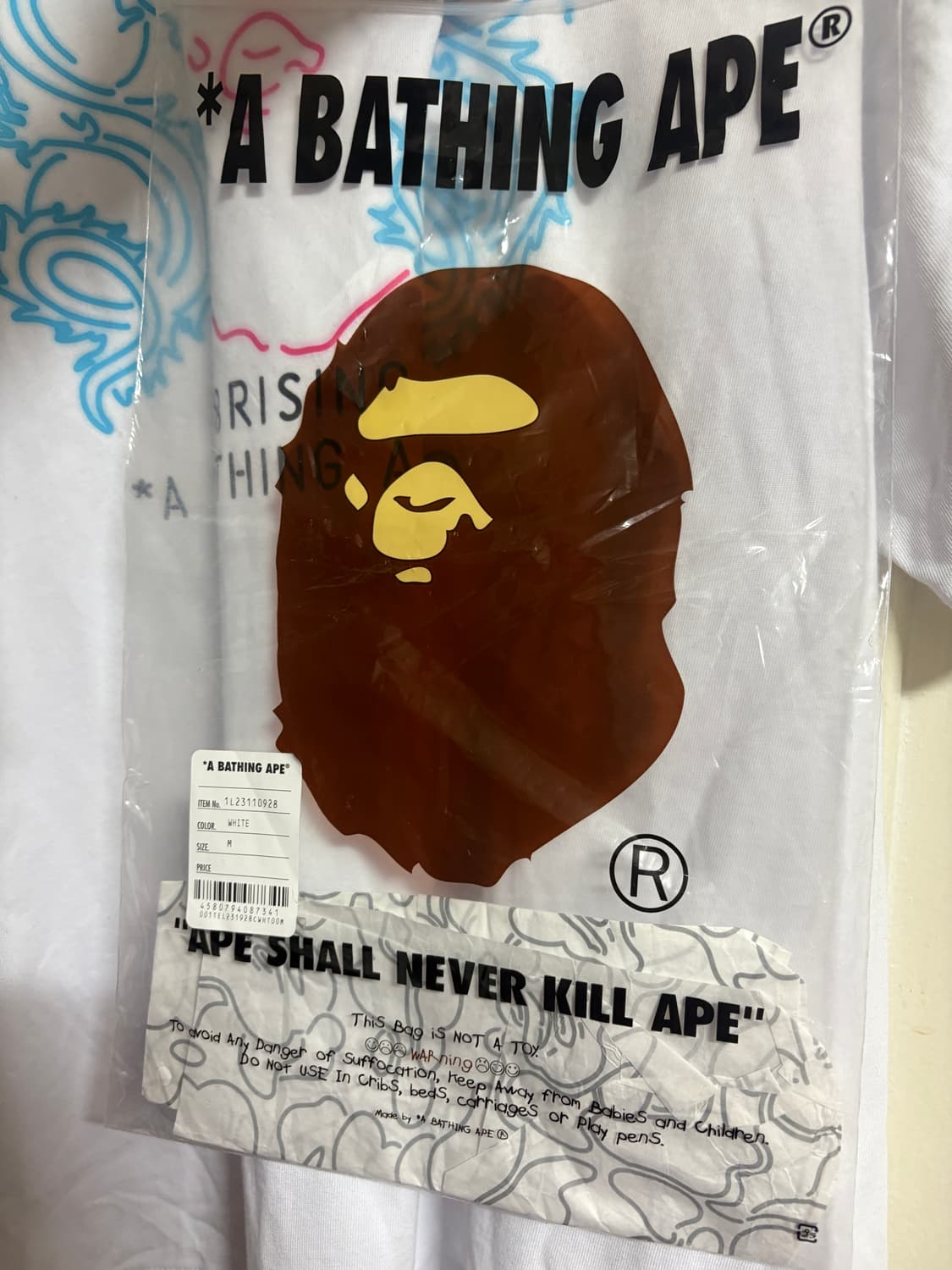 베이프 x 88Rising 티셔츠 화이트 M 상품이미지4