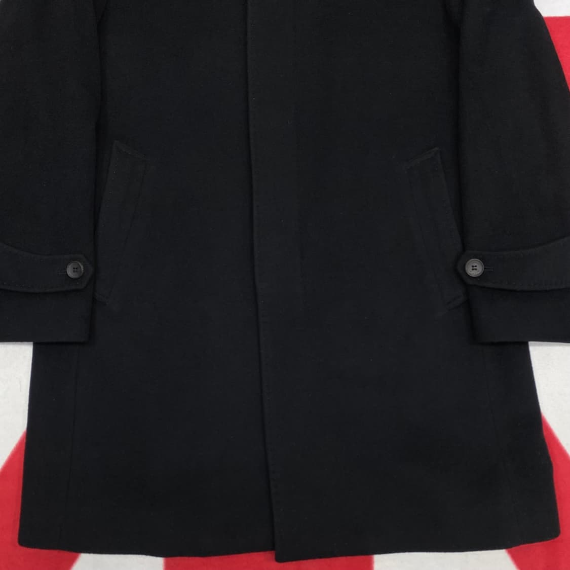 빈티지 캐시미어 100%코트 L  상품이미지4