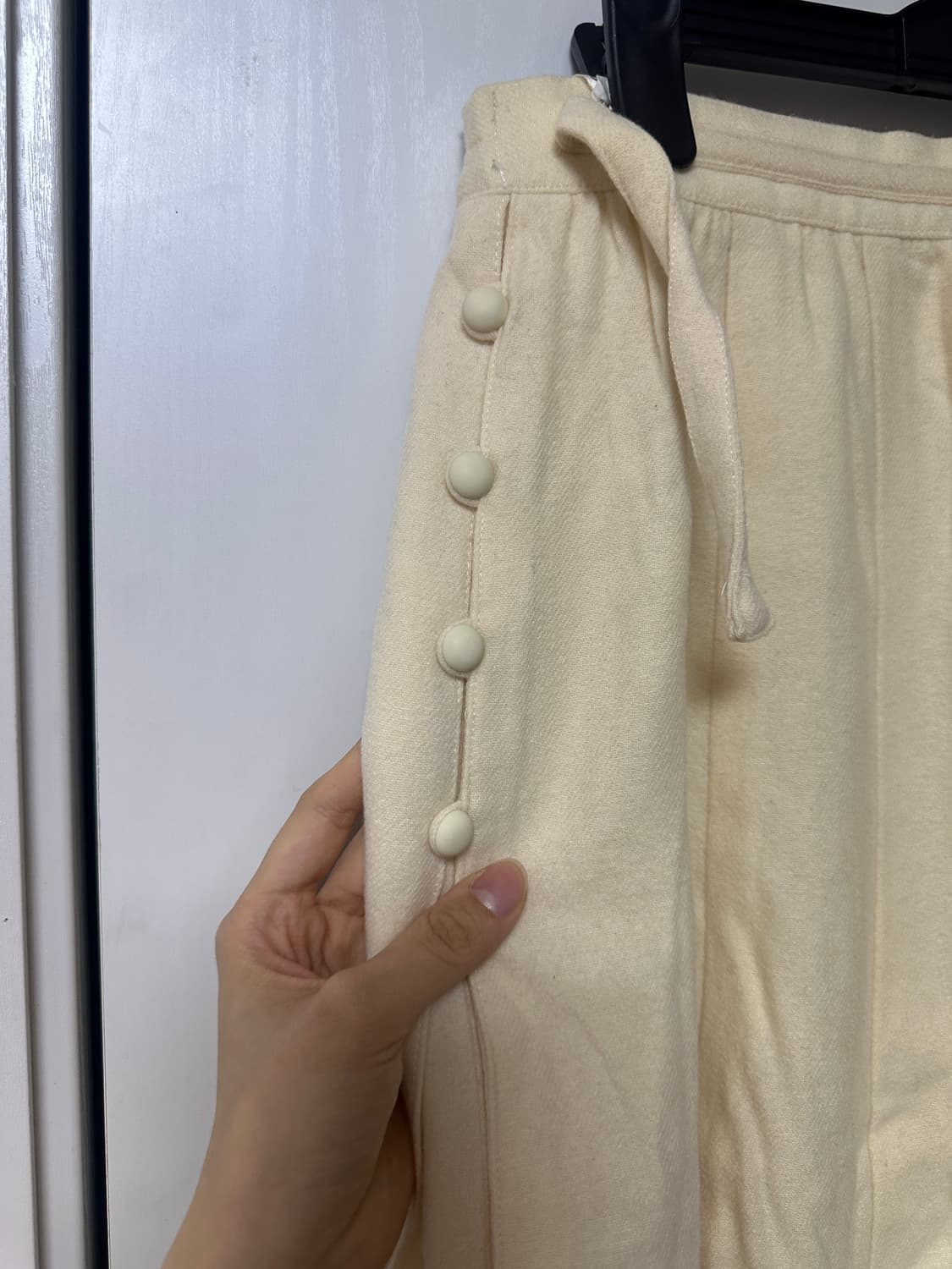 빈티지 모리걸 베이지 스커트 상품이미지3