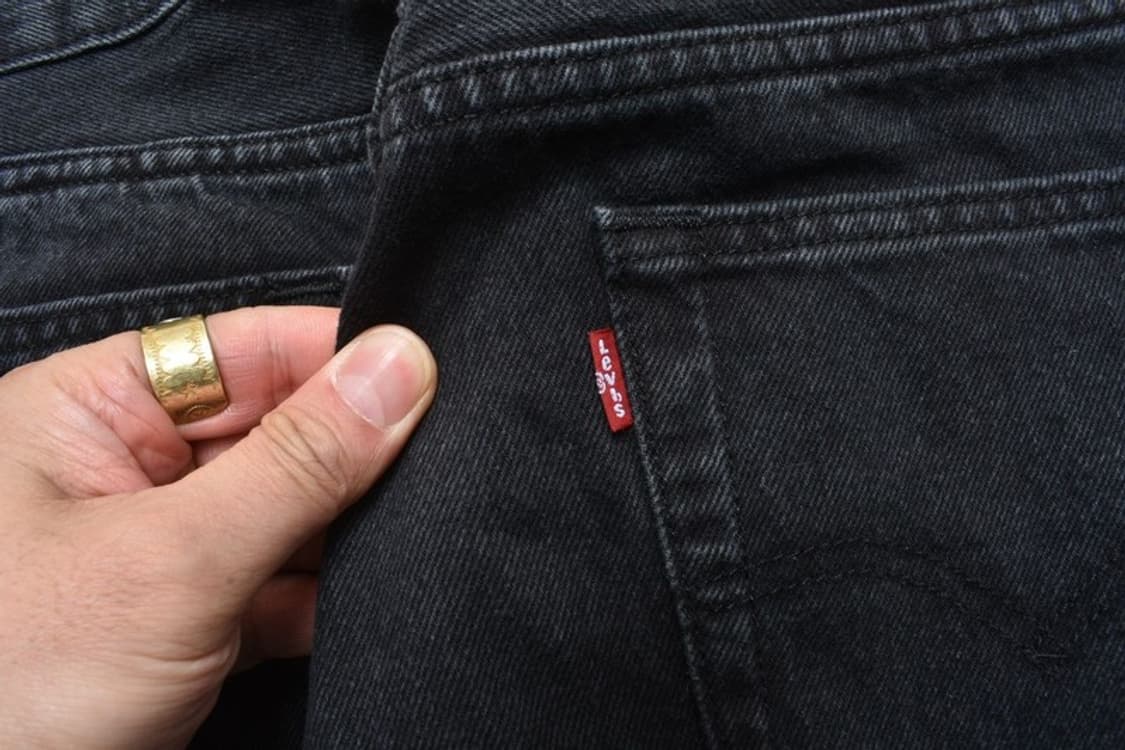 리바이스 501 청바지 데님팬츠 흑청 30 상품이미지5