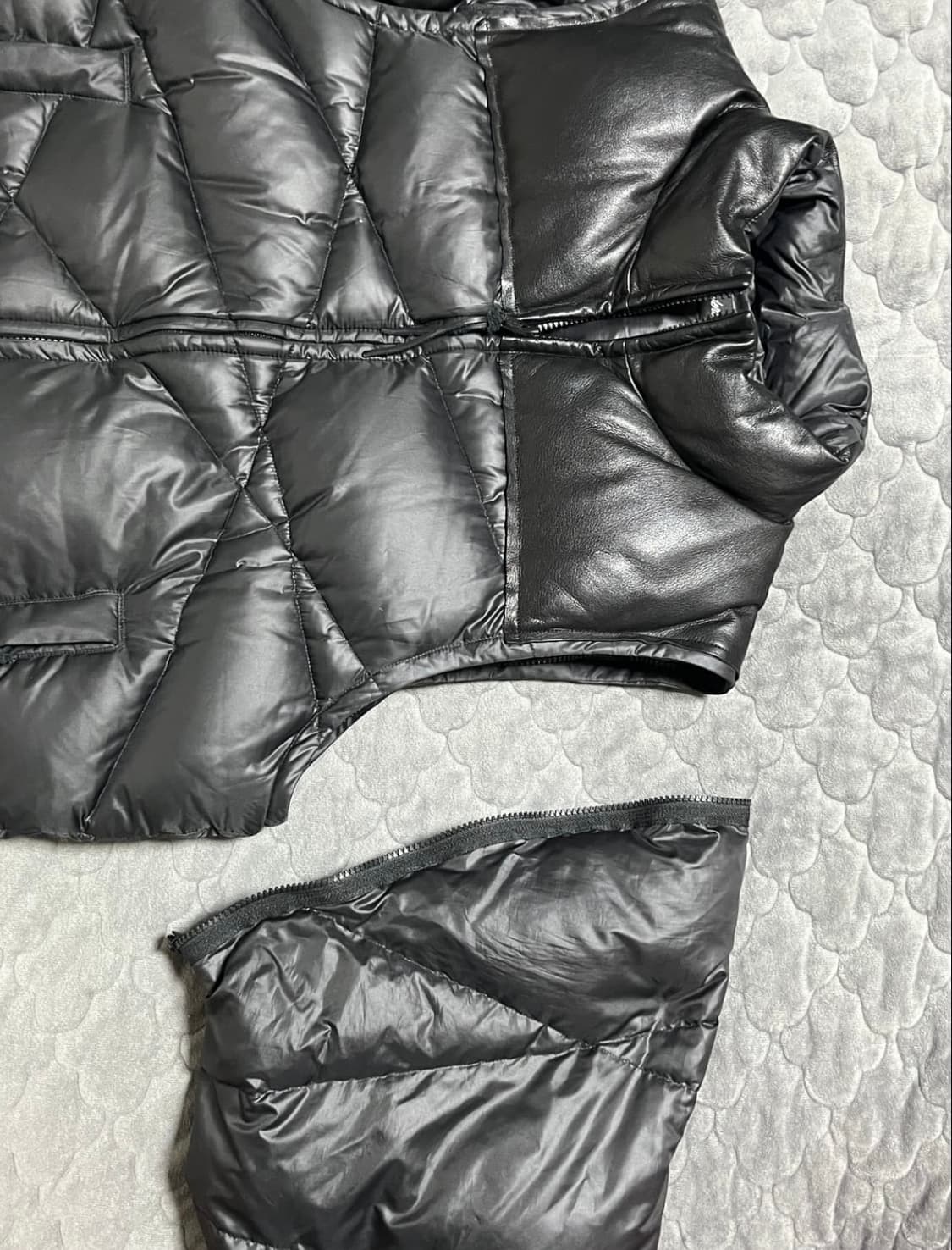 언더커버 22AW 레더 자켓 패딩 상품이미지3