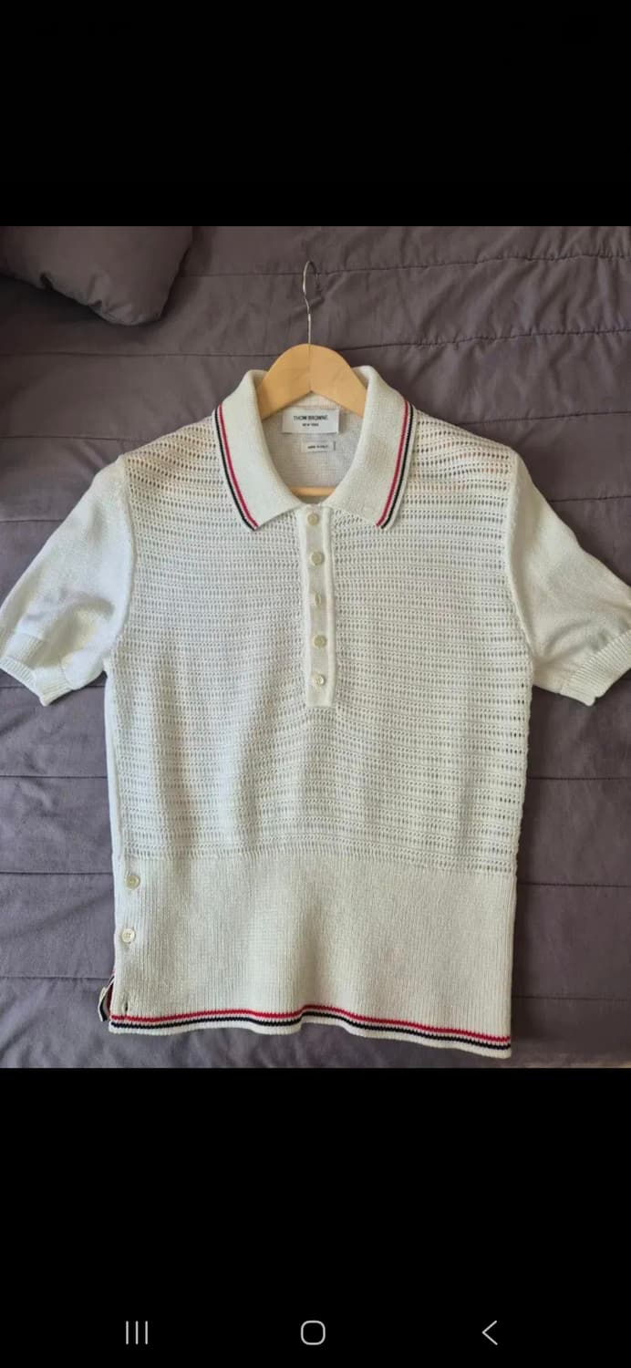 톰브라운 24 ss 코튼폴로 1사이즈 상품이미지1