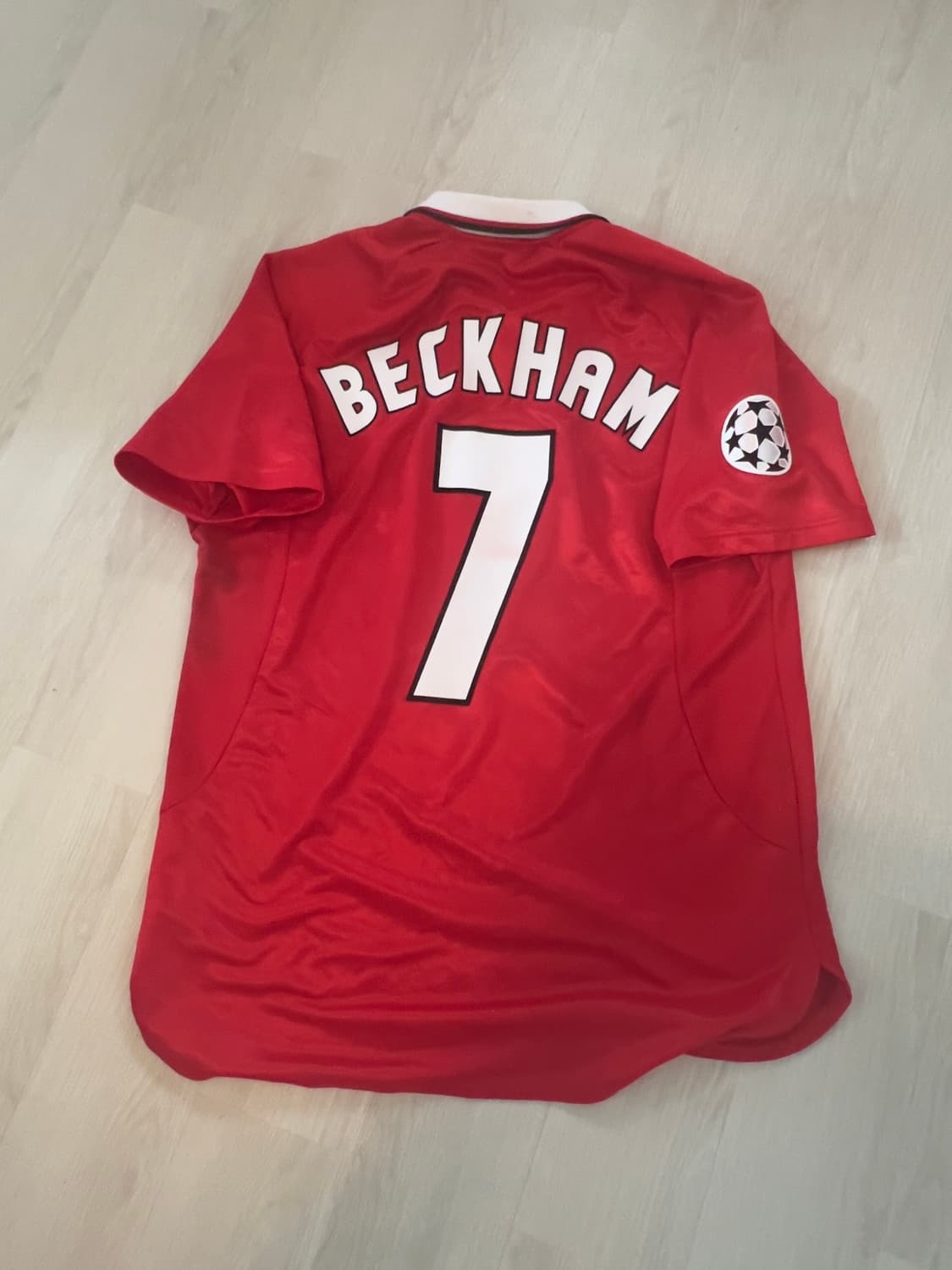 (원스타) 98/00 맨체스터 유나이티드 챔스 홈 베컴 유니폼 상품이미지2