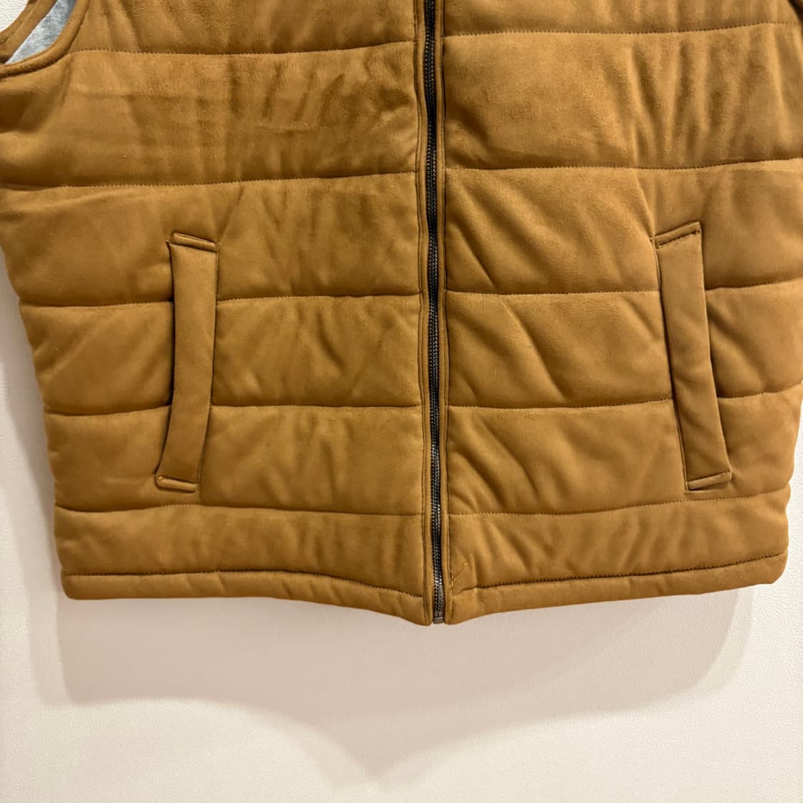 자라 남성 스웨이드 조끼 XL(105) 브라운 상품이미지2