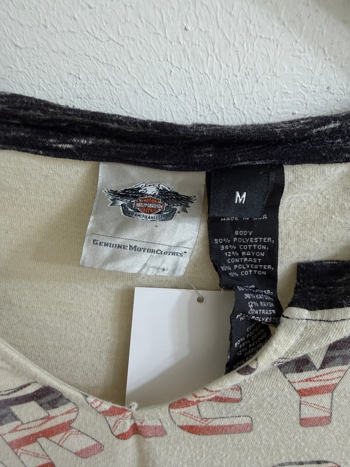 (상의 세트) 할리데이비슨 오리엔탈 나그랑 반팔 티셔츠 + 레이스 나시 상품이미지5