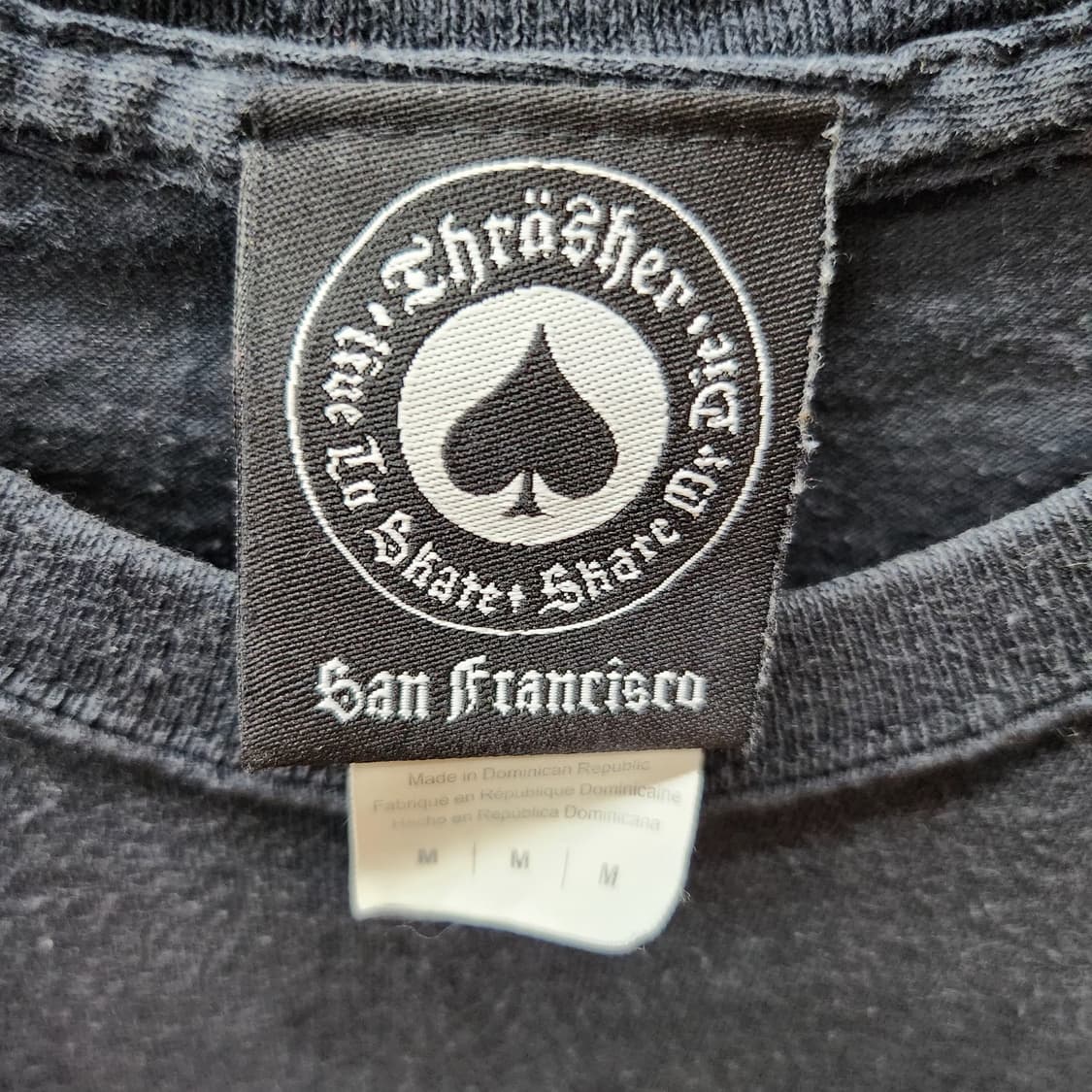 트레셔 빅로고 빈티지 프린팅 반팔티 M(M)남여공용 상품이미지5