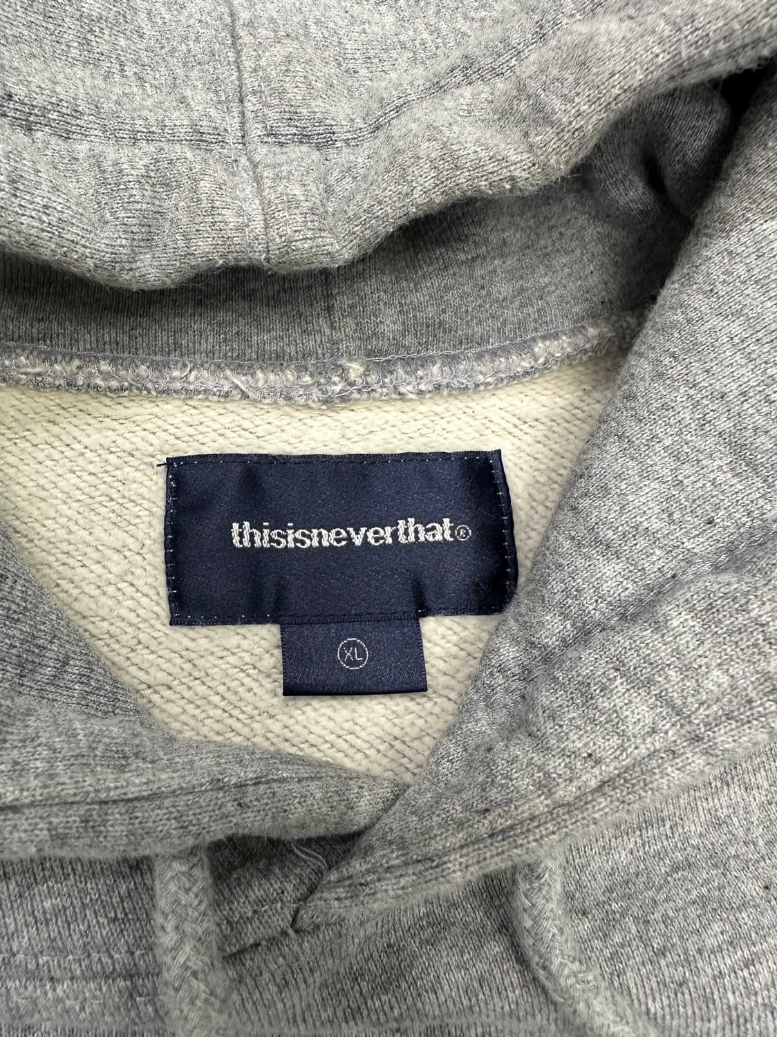 디스이즈네버댓 회색 후드티 XL 상품이미지2