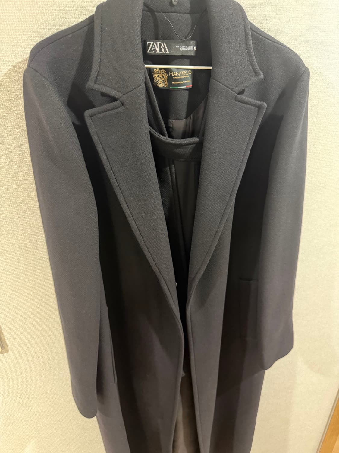 자라 이탈리안 패브릭 MANTECO 라인 여성코트  상품이미지3