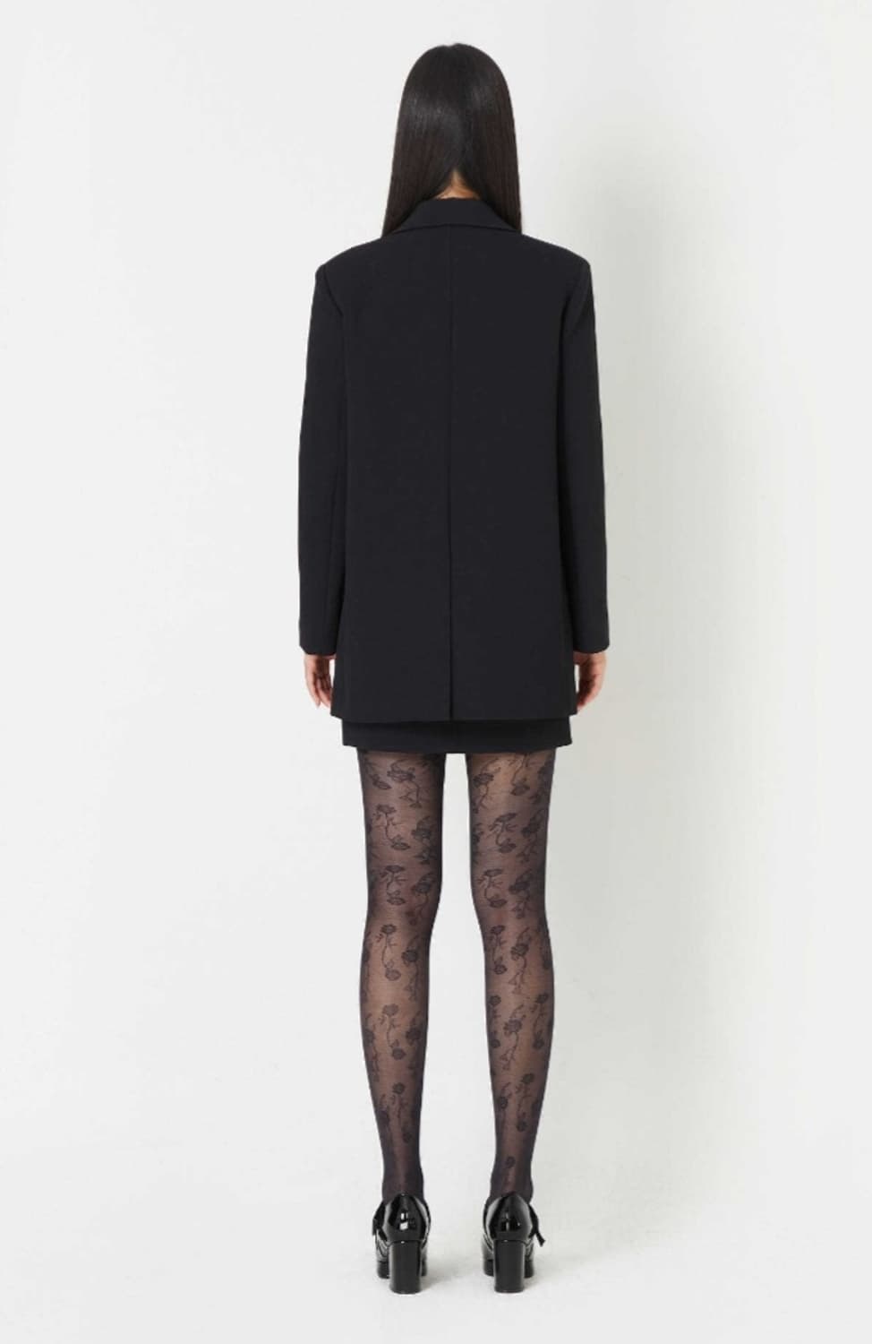 (새상품)럭키슈에뜨 카라배색 더블자켓 (55~66사이즈) 상품이미지5