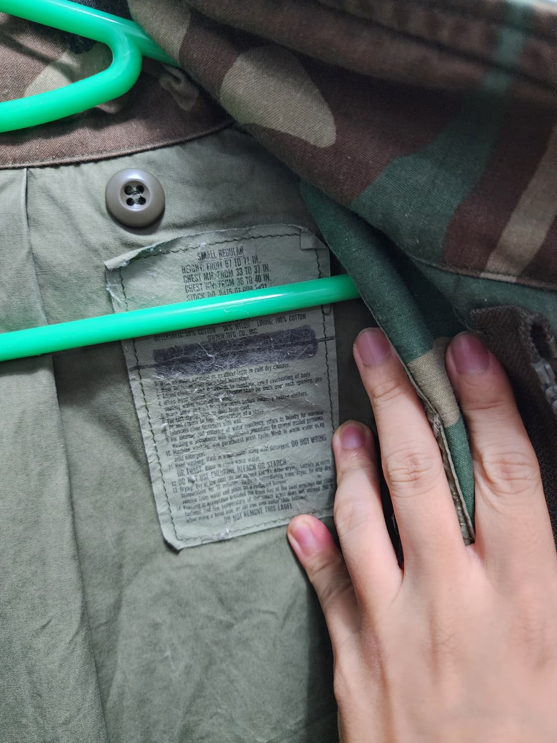 미군 UDT/SEAL m65 필드자켓  상품이미지7