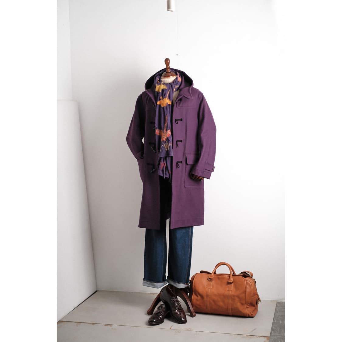 인버티어 말라리우스 Mallalieus 롱 더플 코트 40사이즈 상품이미지2