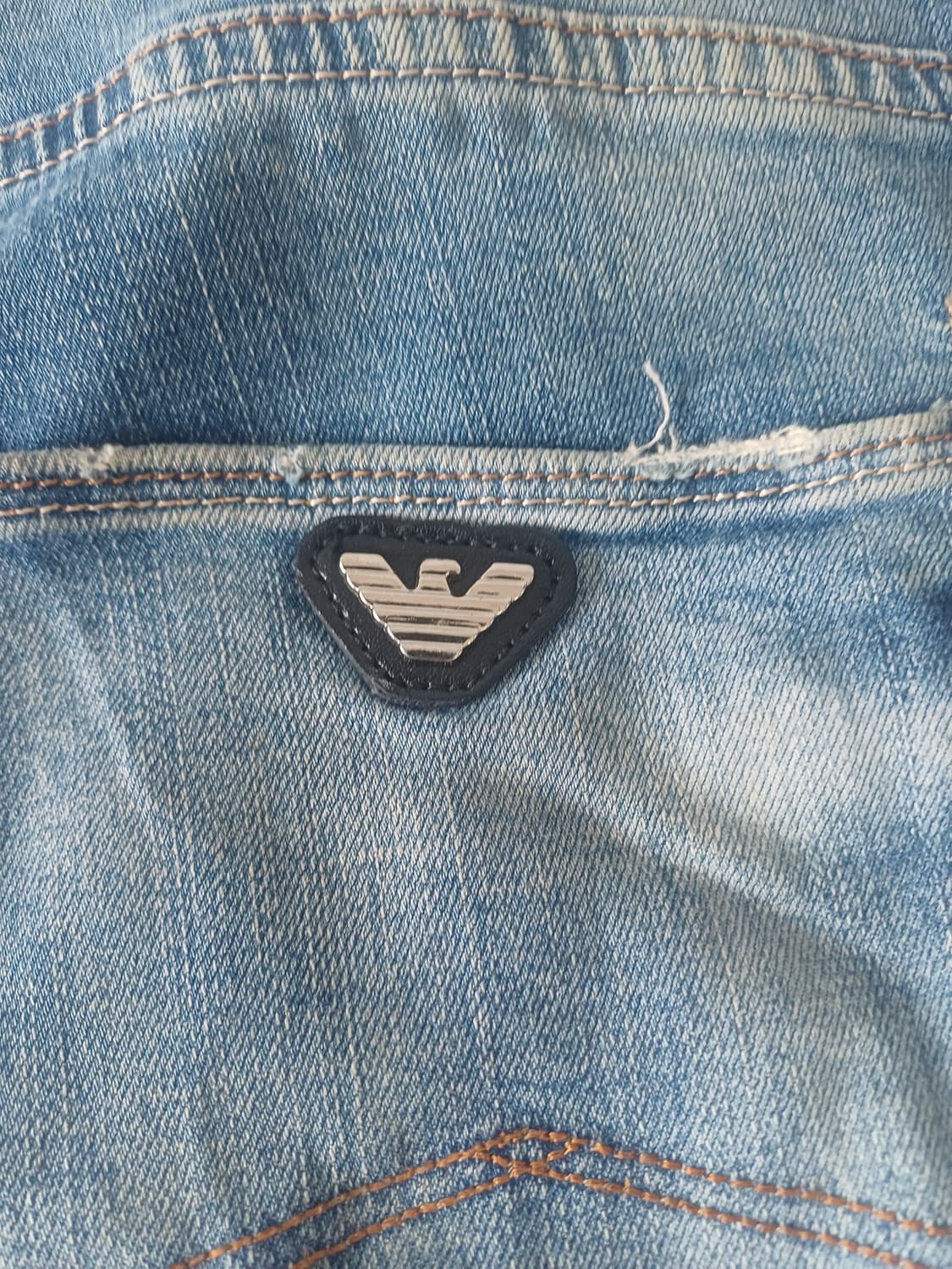 [Made in Italy]아르마니 진스 빈티지 이글 로고 데님(32) 상품이미지6