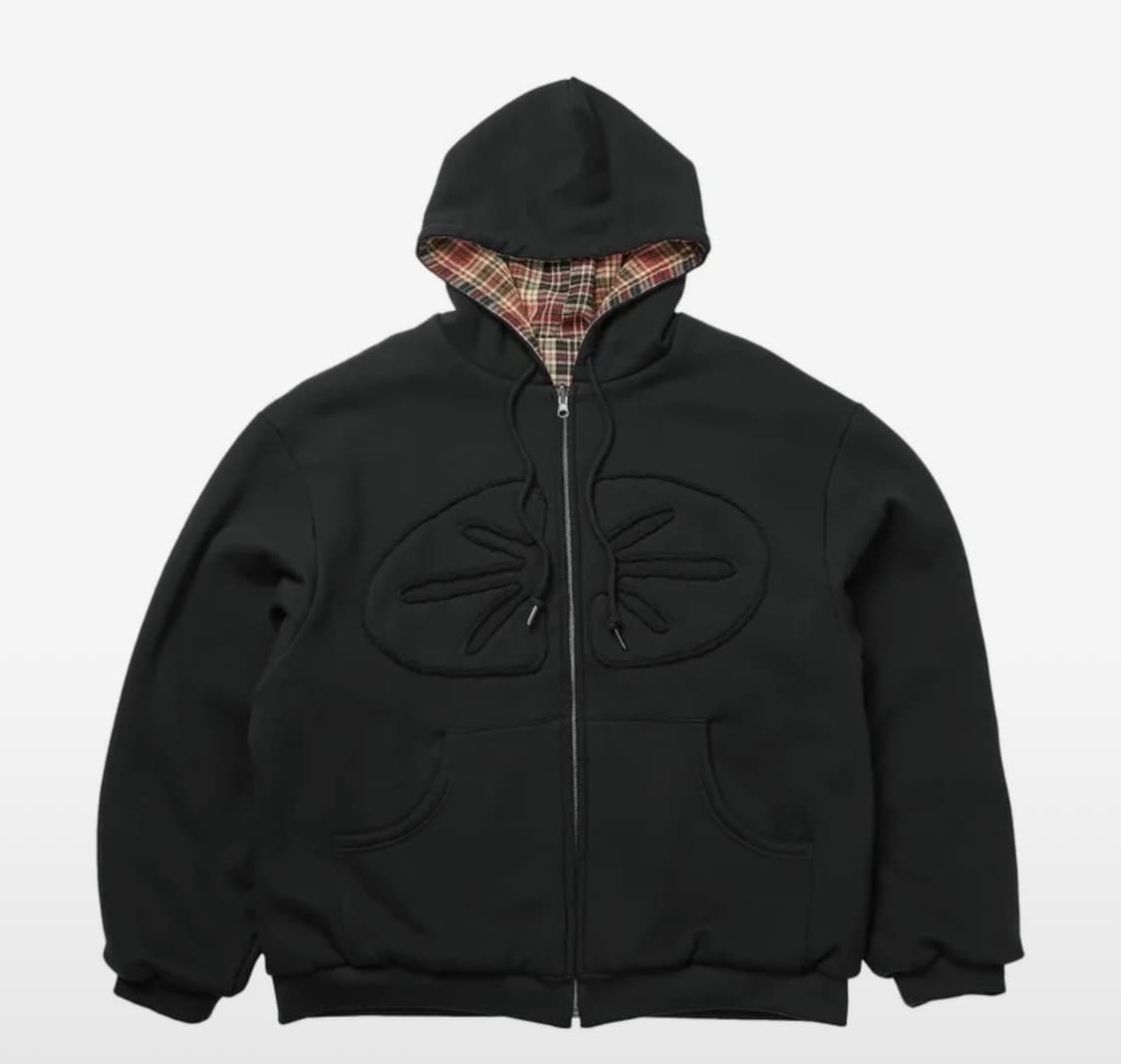 Ertr 리버시블 후드집업 블랙 상품이미지3