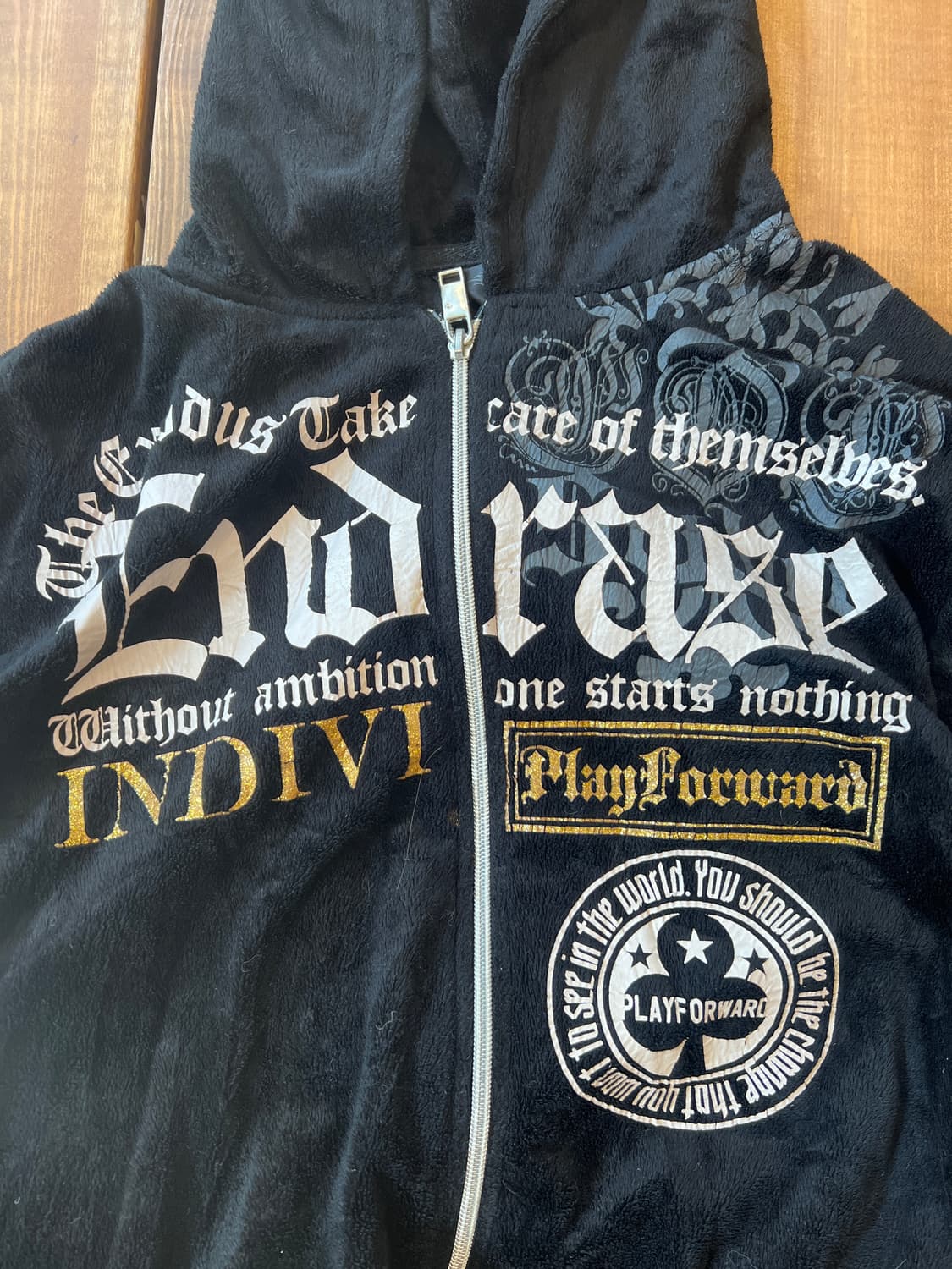 펑크 벨벳 후드집업 상품이미지7