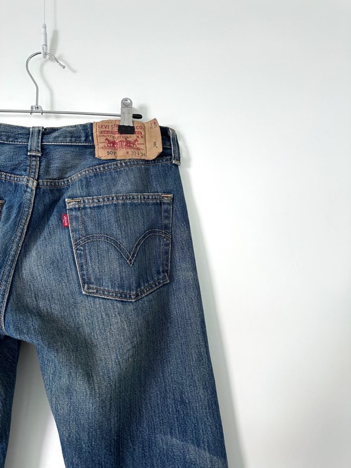 LEVI'S 501 straight crack denim pants 상품이미지2