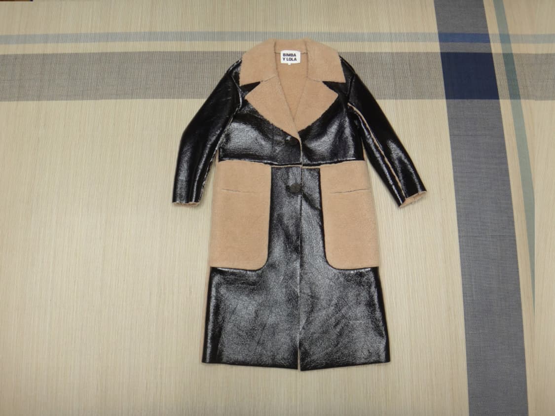 (55) BIMBA Y LOLA  빔바이롤라 에나멜 롱코트 상품이미지1