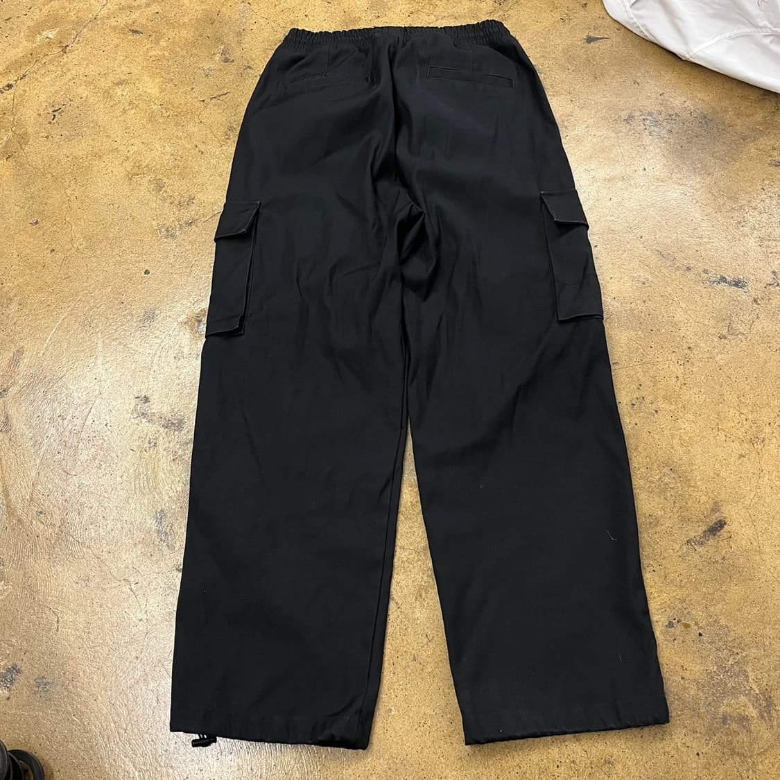 [정품/M] 낫포너드 블랙 카고 조거팬츠 허리밴딩 바지 b16 상품이미지3