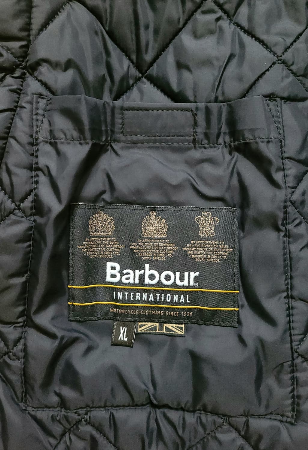 BARBOUR 남성용 퀼팅 자켓 XL 상품이미지2